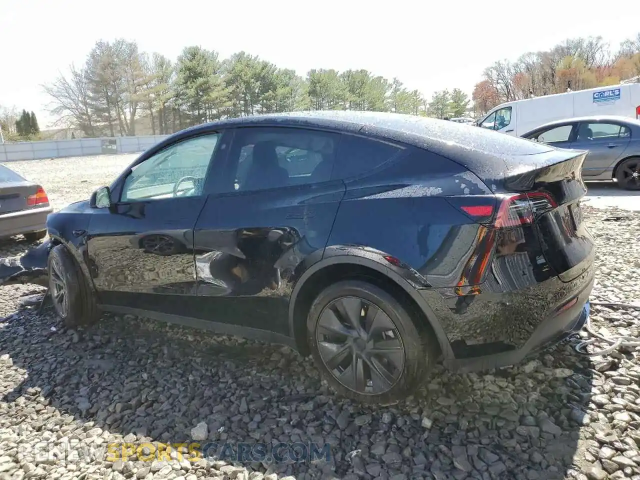 2 Фотография поврежденного автомобиля 7SAYGAEE5SF217365 TESLA MODEL Y 2025