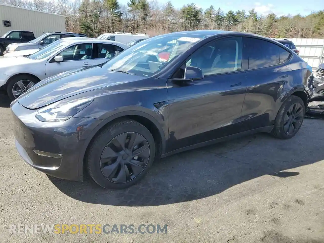 1 Photograph of a damaged car 7SAYGAEE5SF263374 TESLA MODEL Y 2025
