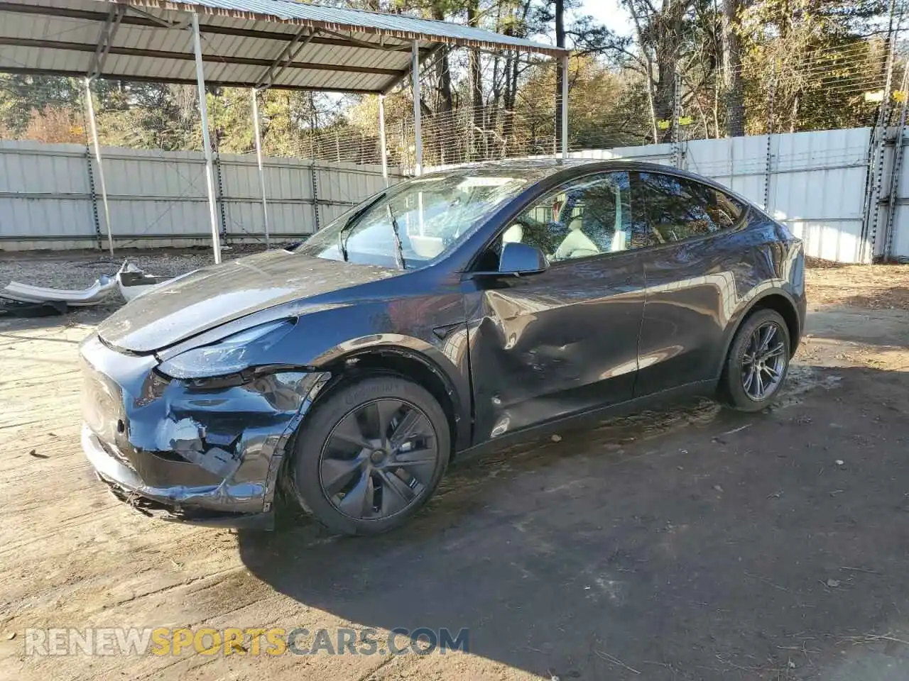 1 Photograph of a damaged car 7SAYGAEE6SF214877 TESLA MODEL Y 2025