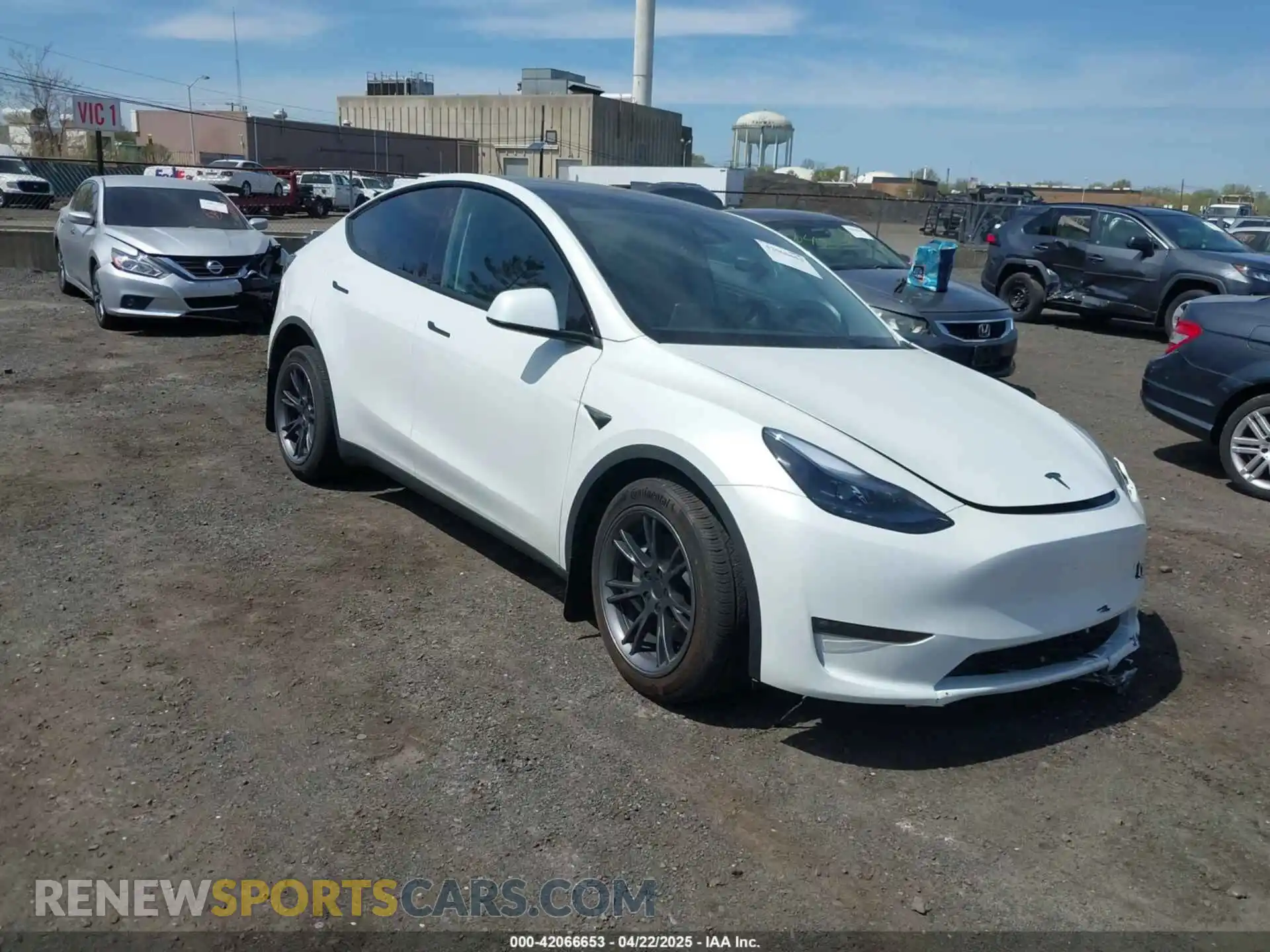 1 Photograph of a damaged car 7SAYGAEE6SF238189 TESLA MODEL Y 2025