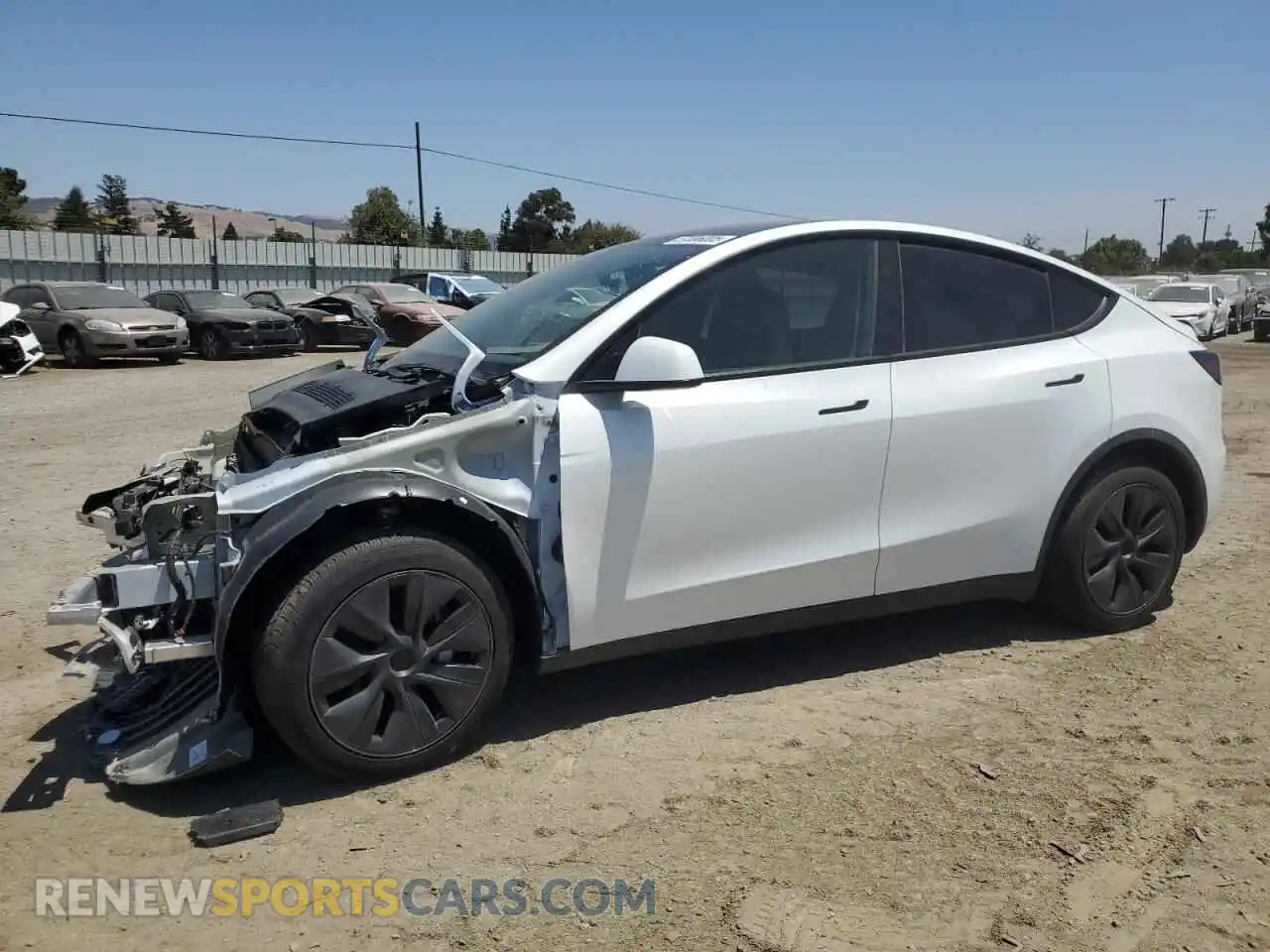 1 Photograph of a damaged car 7SAYGAEE6SF268048 TESLA MODEL Y 2025