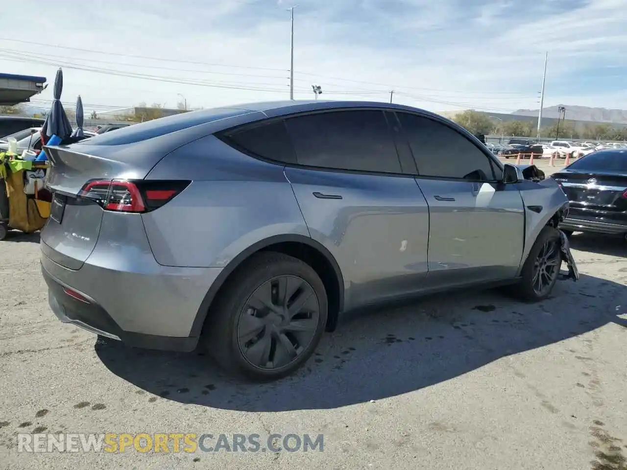 3 fotografías del automóvil dañado 7SAYGAEE6SF304434 TESLA MODEL Y 2025