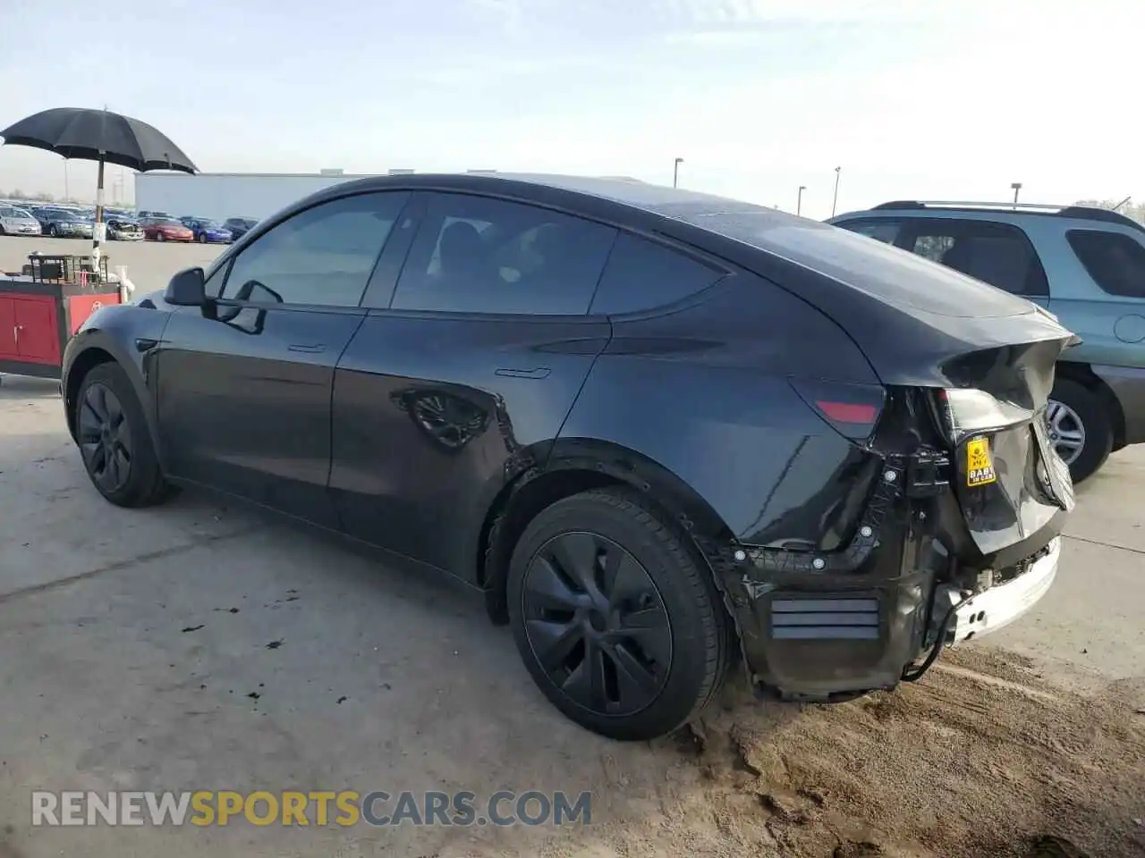2 Photograph of a damaged car 7SAYGAEE7SF215150 TESLA MODEL Y 2025