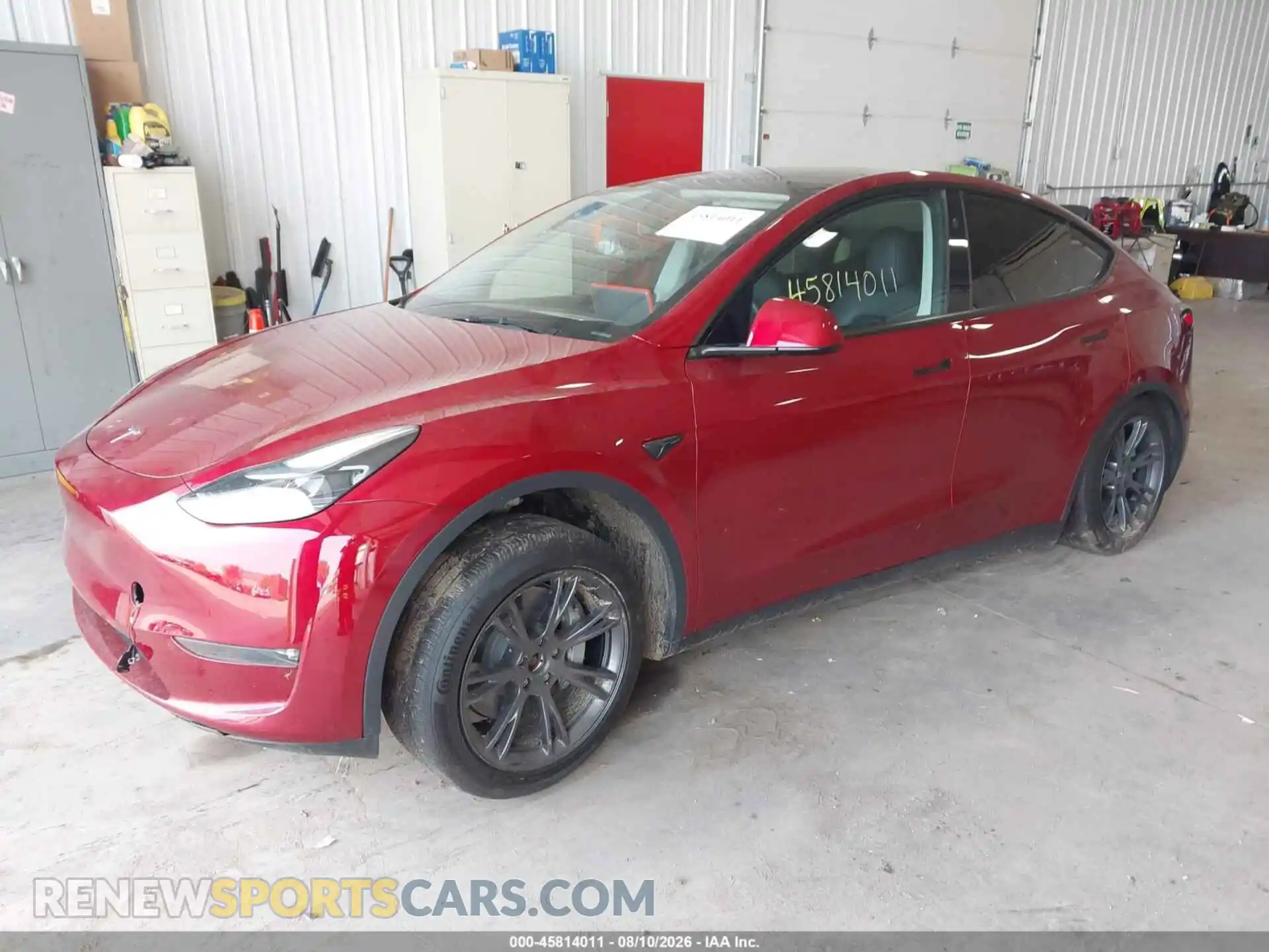 2 fotografías del automóvil dañado 7SAYGAEE7SF290866 TESLA MODEL Y 2025