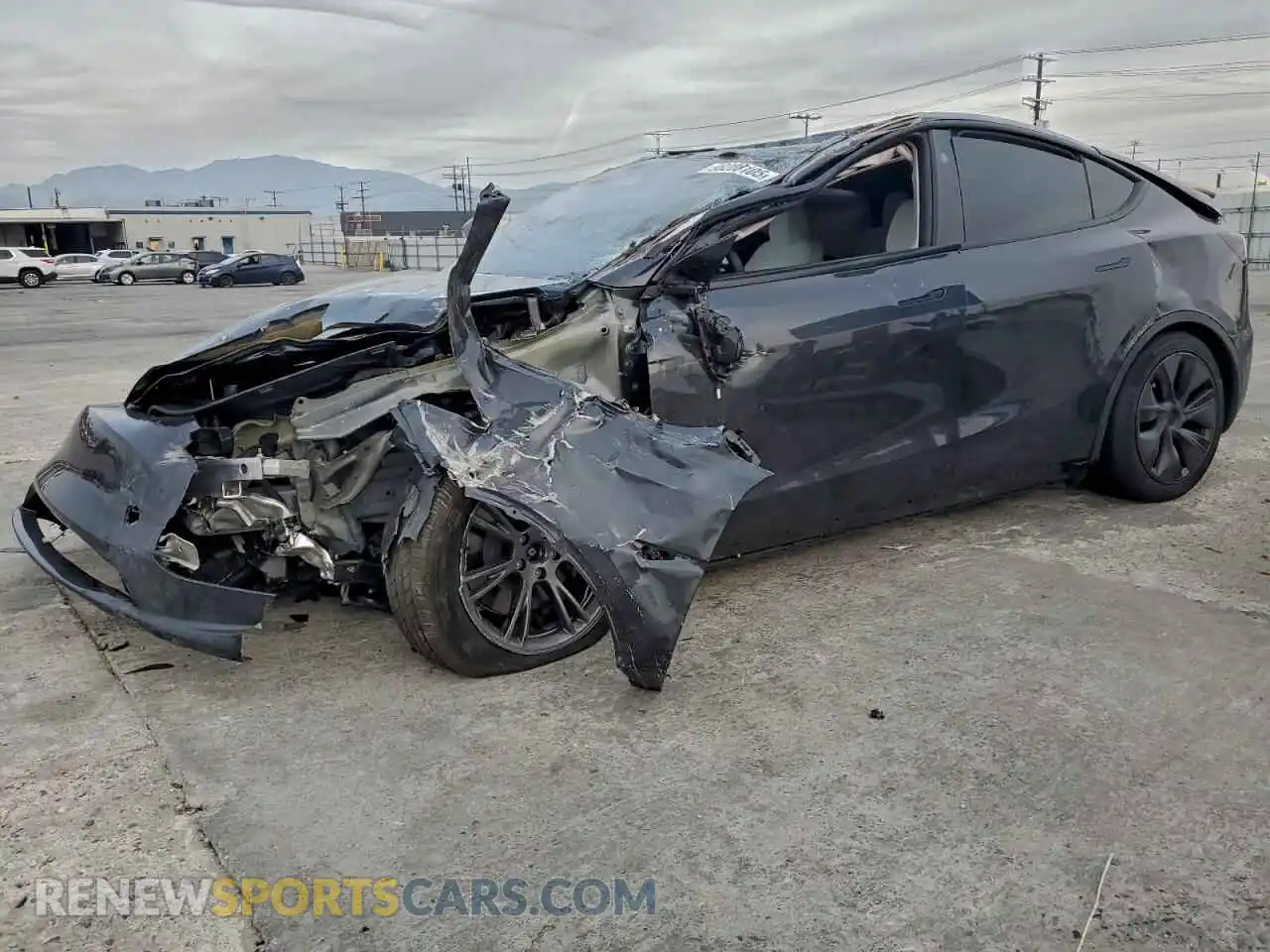 1 Photograph of a damaged car 7SAYGAEE7SF307424 TESLA MODEL Y 2025