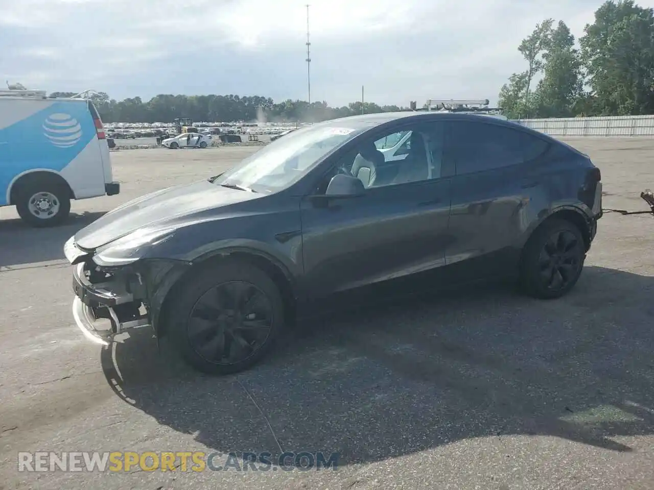 1 fotografías del automóvil dañado 7SAYGAEE8SF304175 TESLA MODEL Y 2025