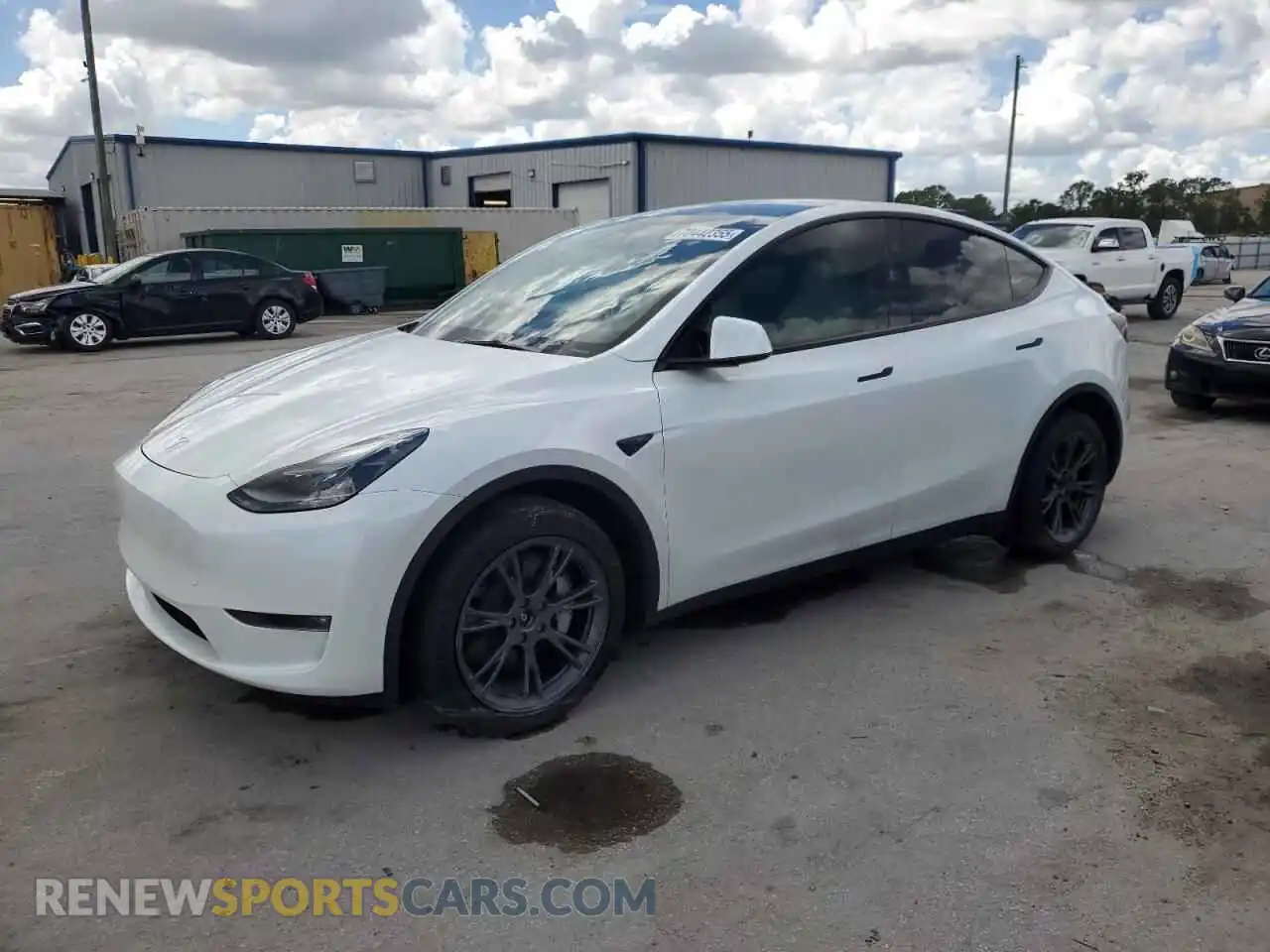 1 Photograph of a damaged car 7SAYGAEE9SF261434 TESLA MODEL Y 2025