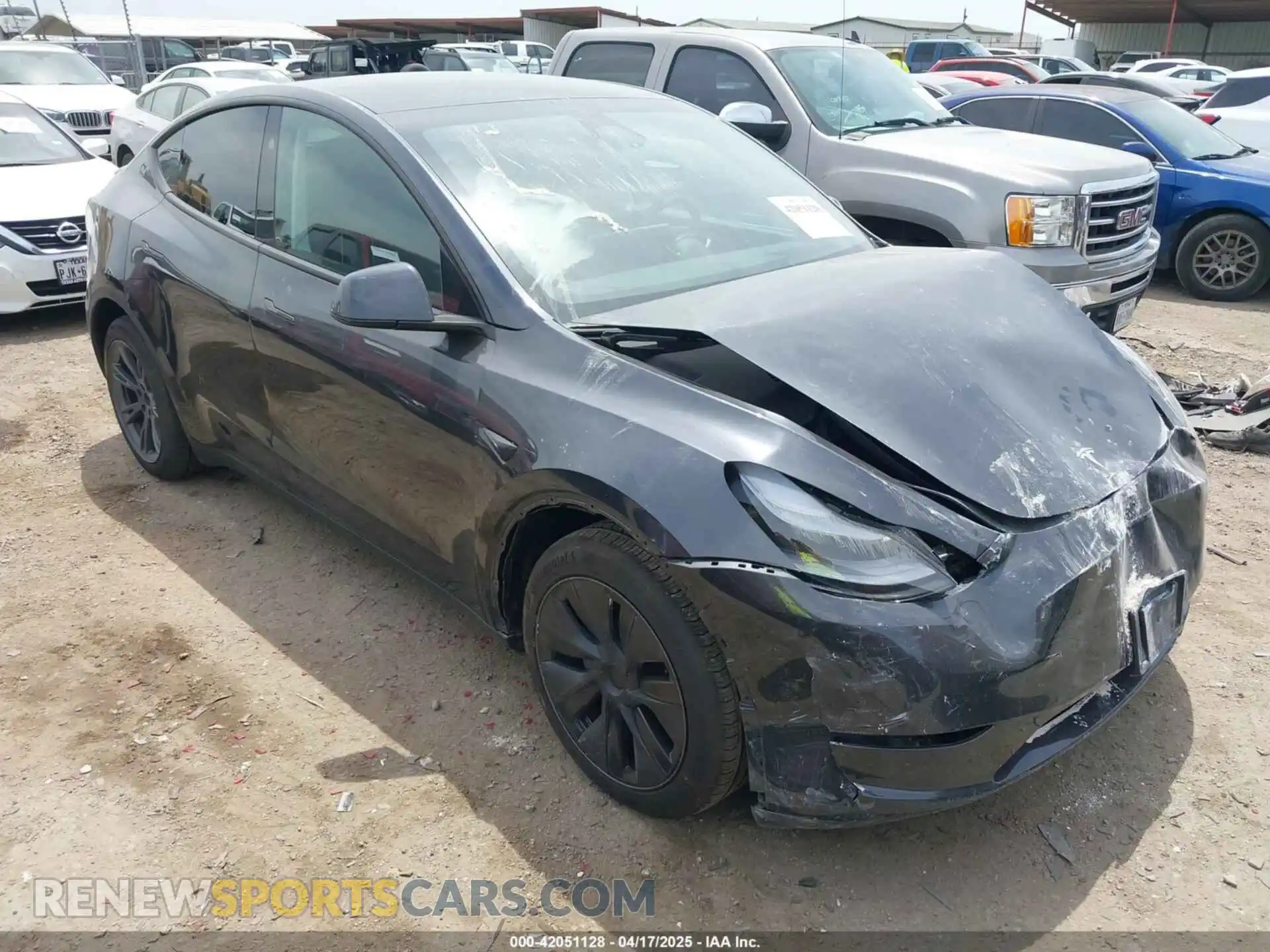 1 Photograph of a damaged car 7SAYGAEE9SF304797 TESLA MODEL Y 2025