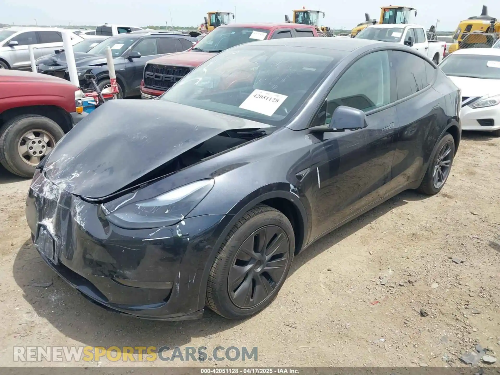 2 Photograph of a damaged car 7SAYGAEE9SF304797 TESLA MODEL Y 2025