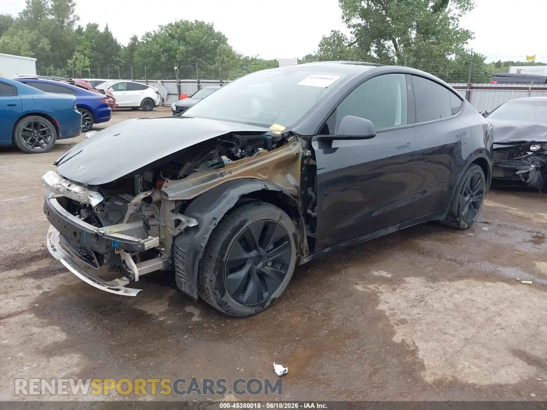 2 Photograph of a damaged car 7SAYGAEEXSF308339 TESLA MODEL Y 2025