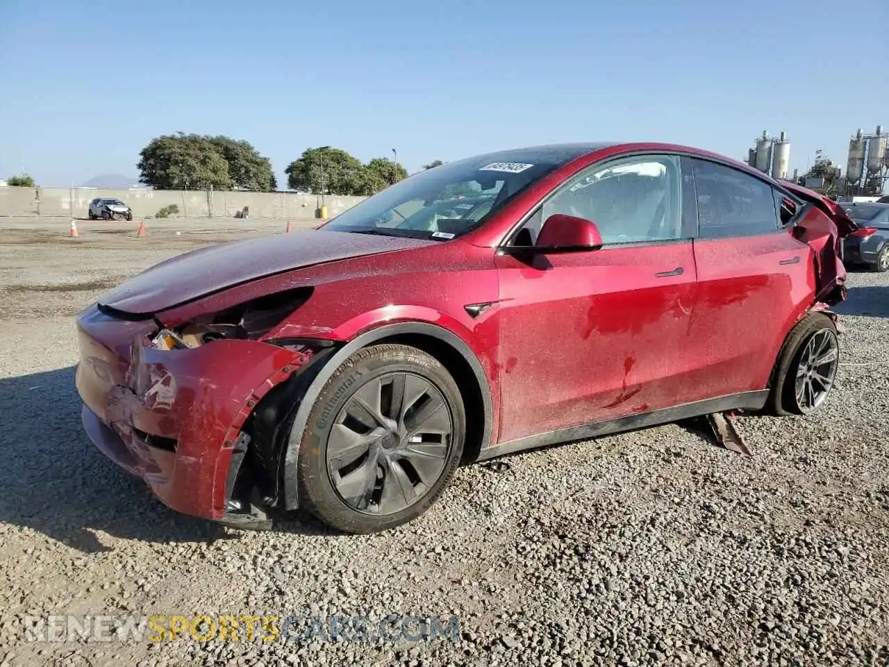1 Photograph of a damaged car 7SAYGAEEXSF309653 TESLA MODEL Y 2025
