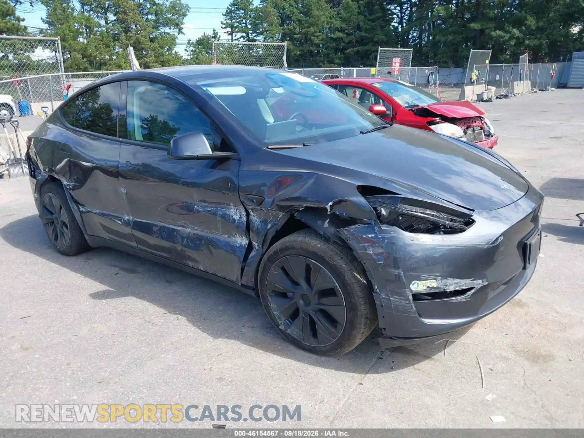 1 Photograph of a damaged car 7SAYGDED0SA374839 TESLA MODEL Y 2025