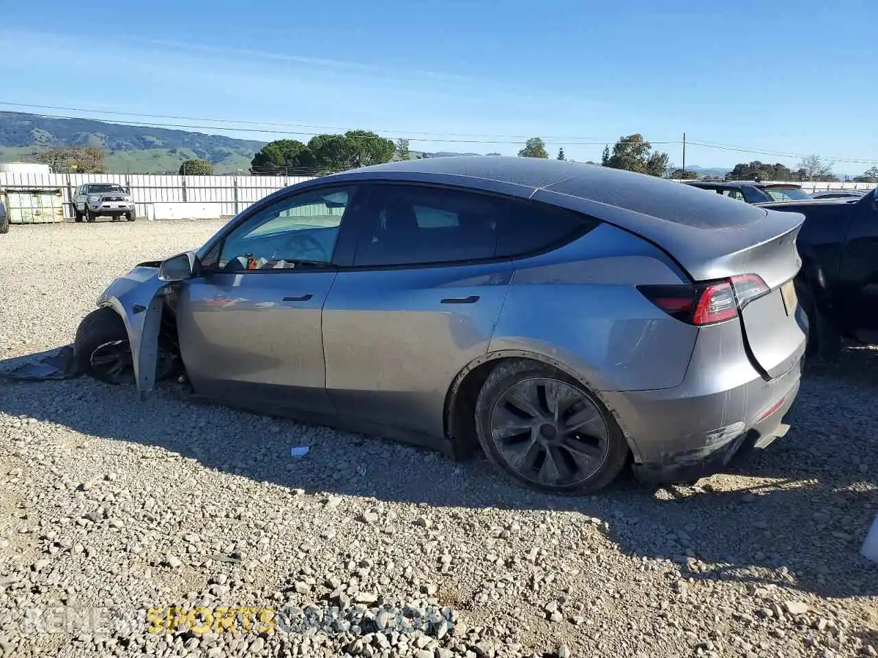 2 Photograph of a damaged car 7SAYGDED0SF227861 TESLA MODEL Y 2025