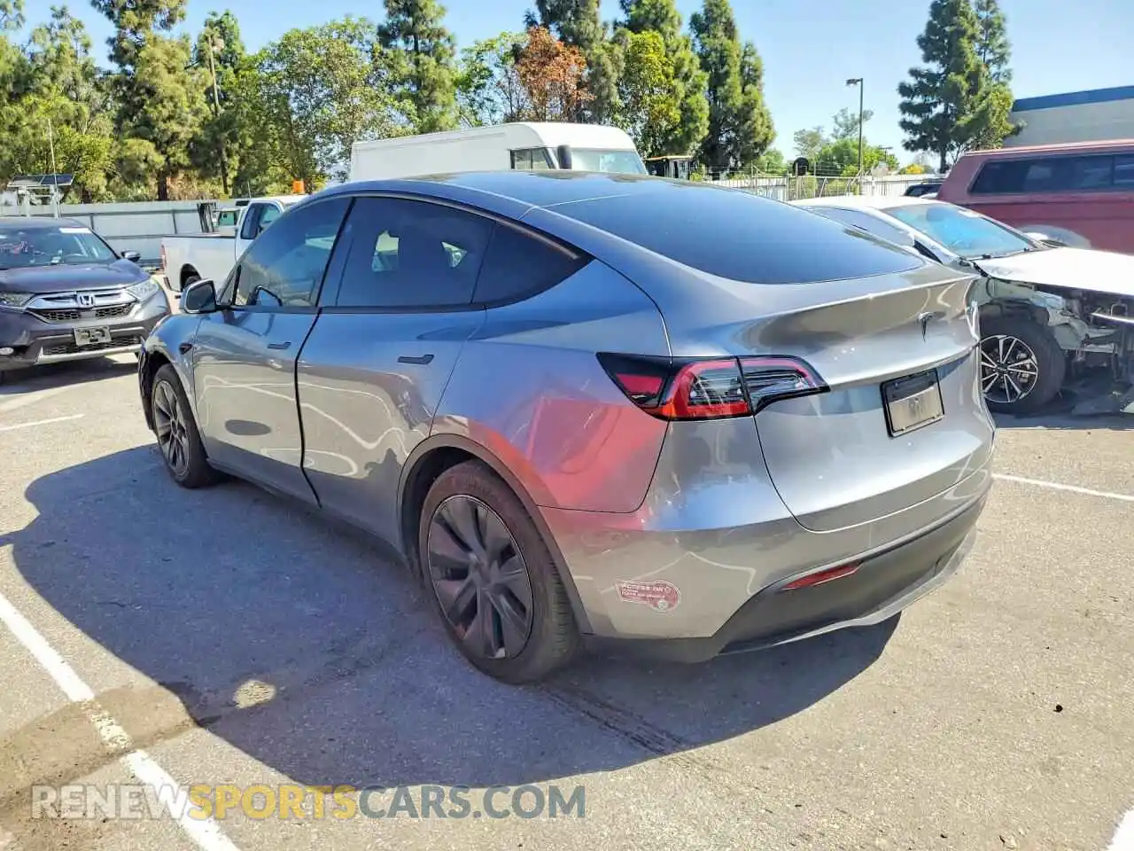 2 Фотография поврежденного автомобиля 7SAYGDED0SF231067 TESLA MODEL Y 2025