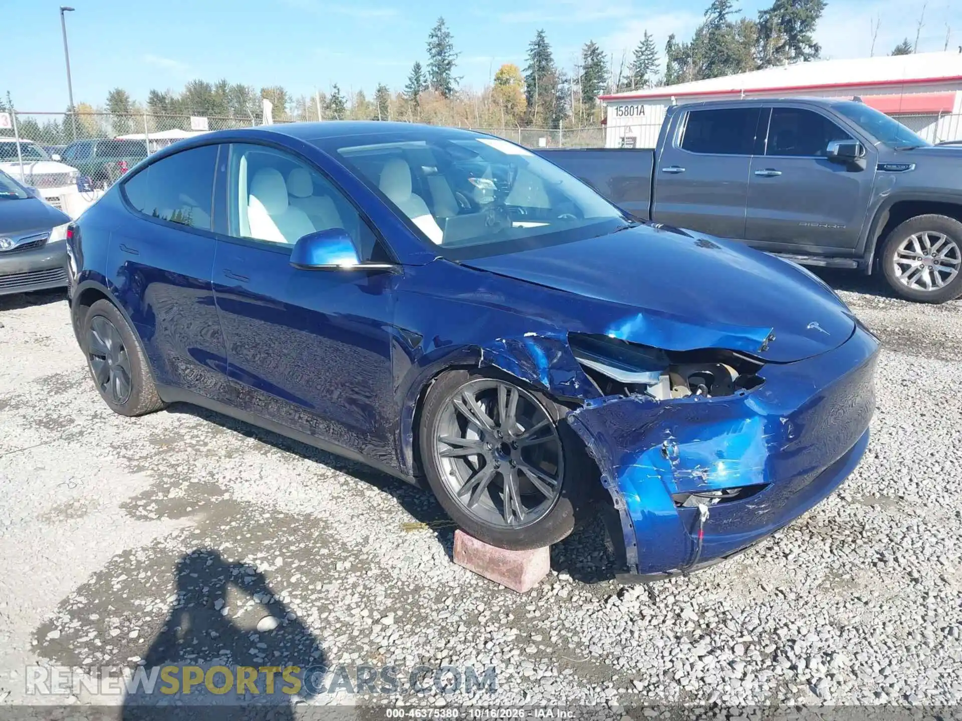 1 fotografías del automóvil dañado 7SAYGDED0SF234986 TESLA MODEL Y 2025