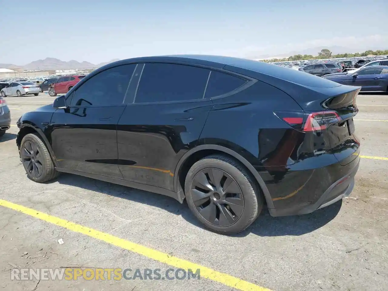 2 Photograph of a damaged car 7SAYGDED0SF244305 TESLA MODEL Y 2025