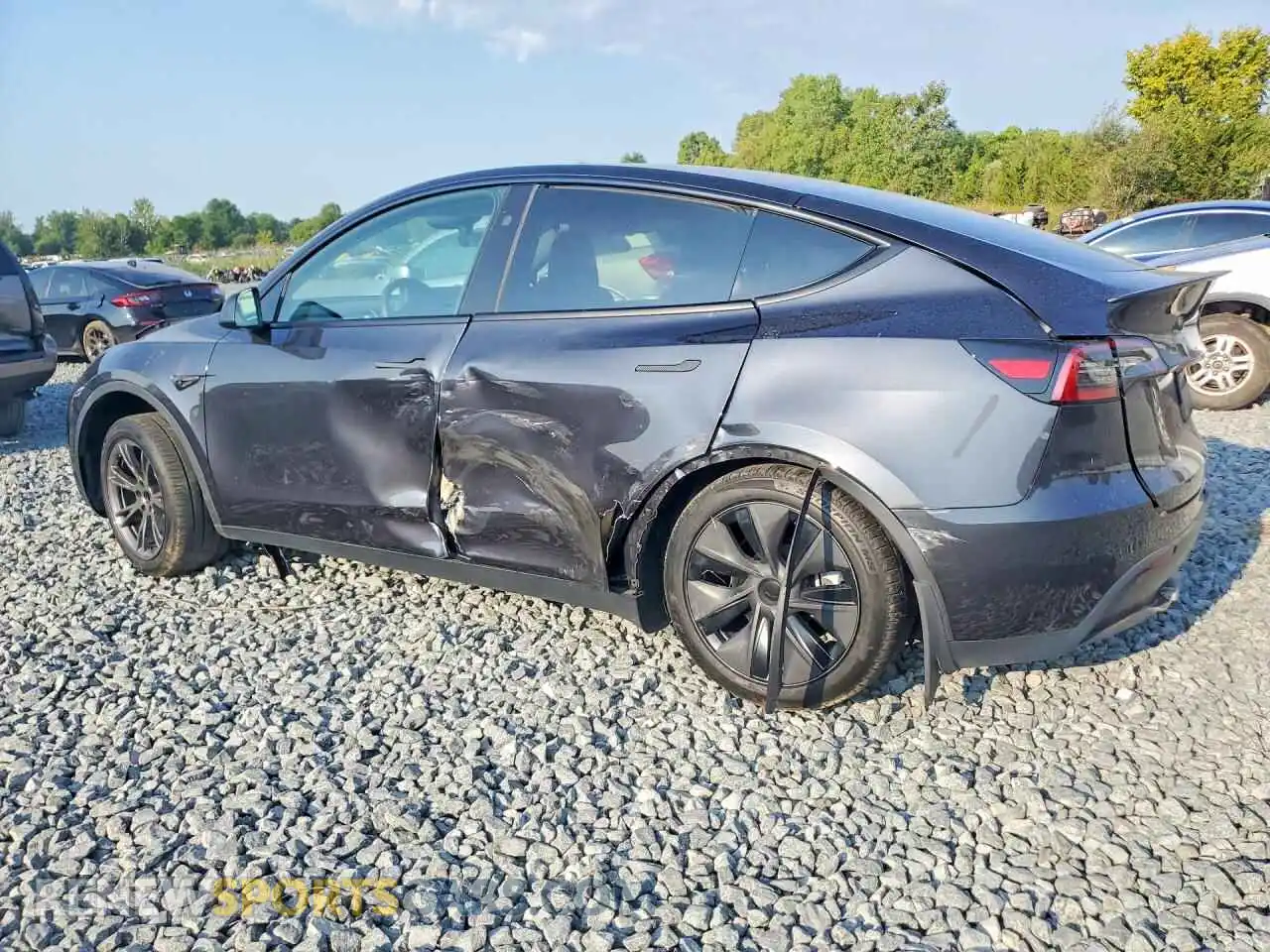 2 Фотография поврежденного автомобиля 7SAYGDED0SF257605 TESLA MODEL Y 2025