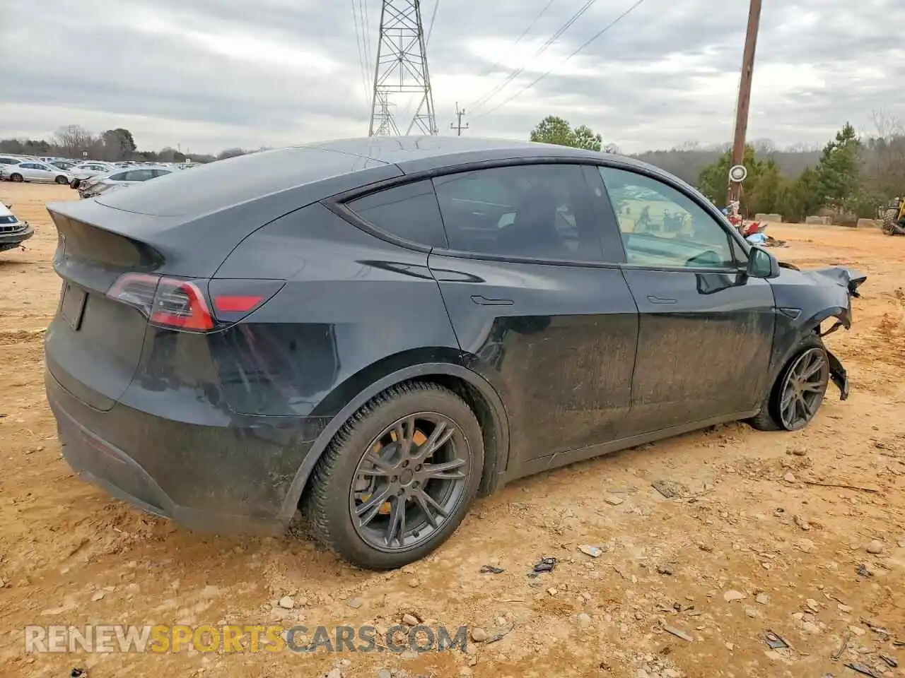 3 Photograph of a damaged car 7SAYGDED1SA341218 TESLA MODEL Y 2025