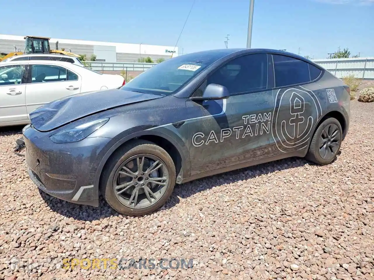 1 Photograph of a damaged car 7SAYGDED1SA372016 TESLA MODEL Y 2025