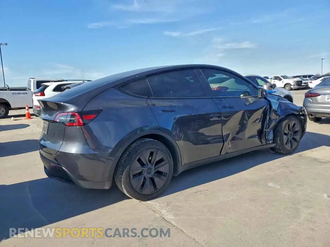 3 Photograph of a damaged car 7SAYGDED1SA375191 TESLA MODEL Y 2025
