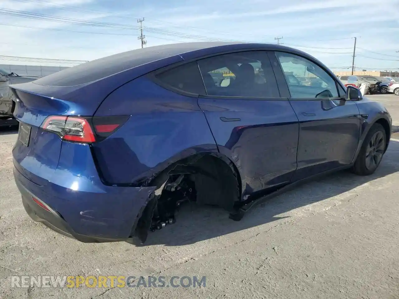 3 Photograph of a damaged car 7SAYGDED1SF235306 TESLA MODEL Y 2025