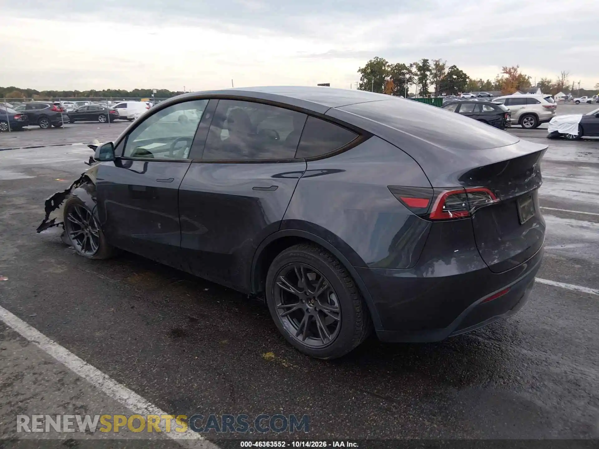 3 Photograph of a damaged car 7SAYGDED2SA377144 TESLA MODEL Y 2025