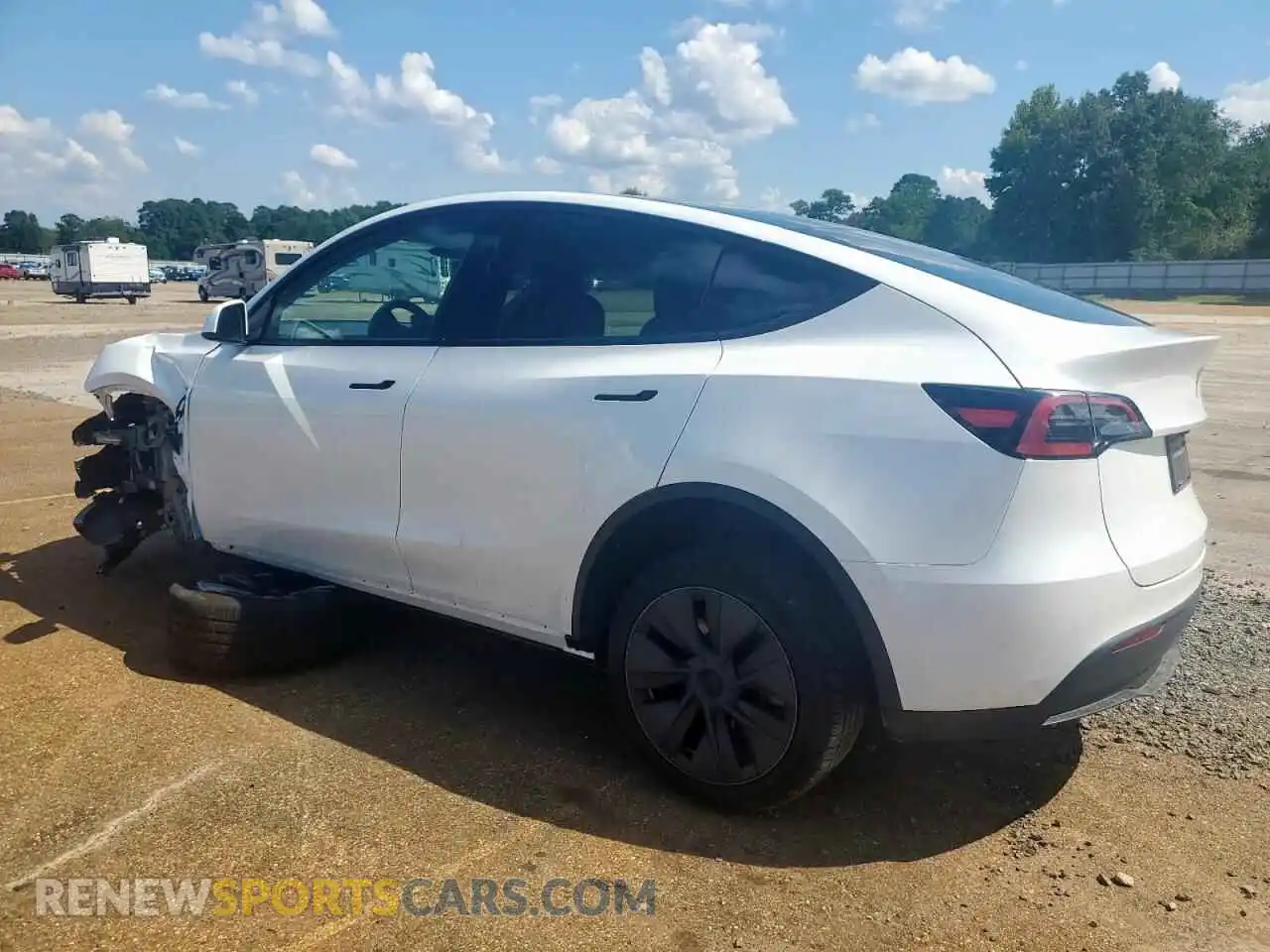2 Photograph of a damaged car 7SAYGDED2SA379489 TESLA MODEL Y 2025