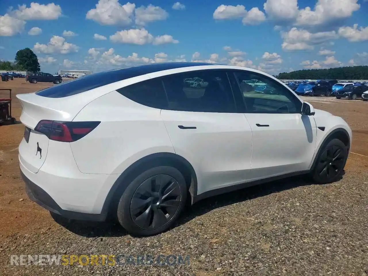 3 Photograph of a damaged car 7SAYGDED2SA379489 TESLA MODEL Y 2025