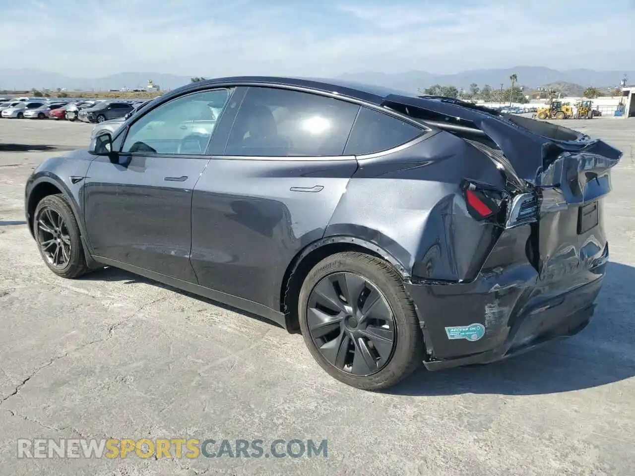2 Photograph of a damaged car 7SAYGDED2SF215033 TESLA MODEL Y 2025