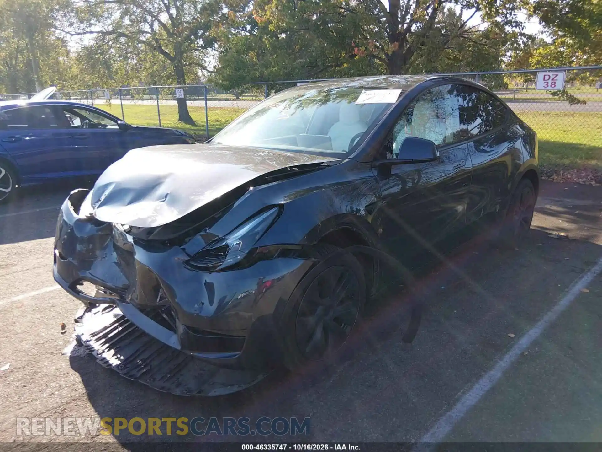 2 Photograph of a damaged car 7SAYGDED3SA369554 TESLA MODEL Y 2025