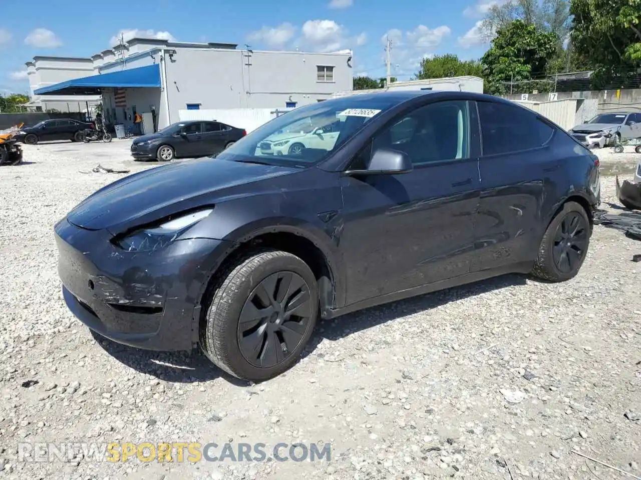 1 Photograph of a damaged car 7SAYGDED3SA371501 TESLA MODEL Y 2025