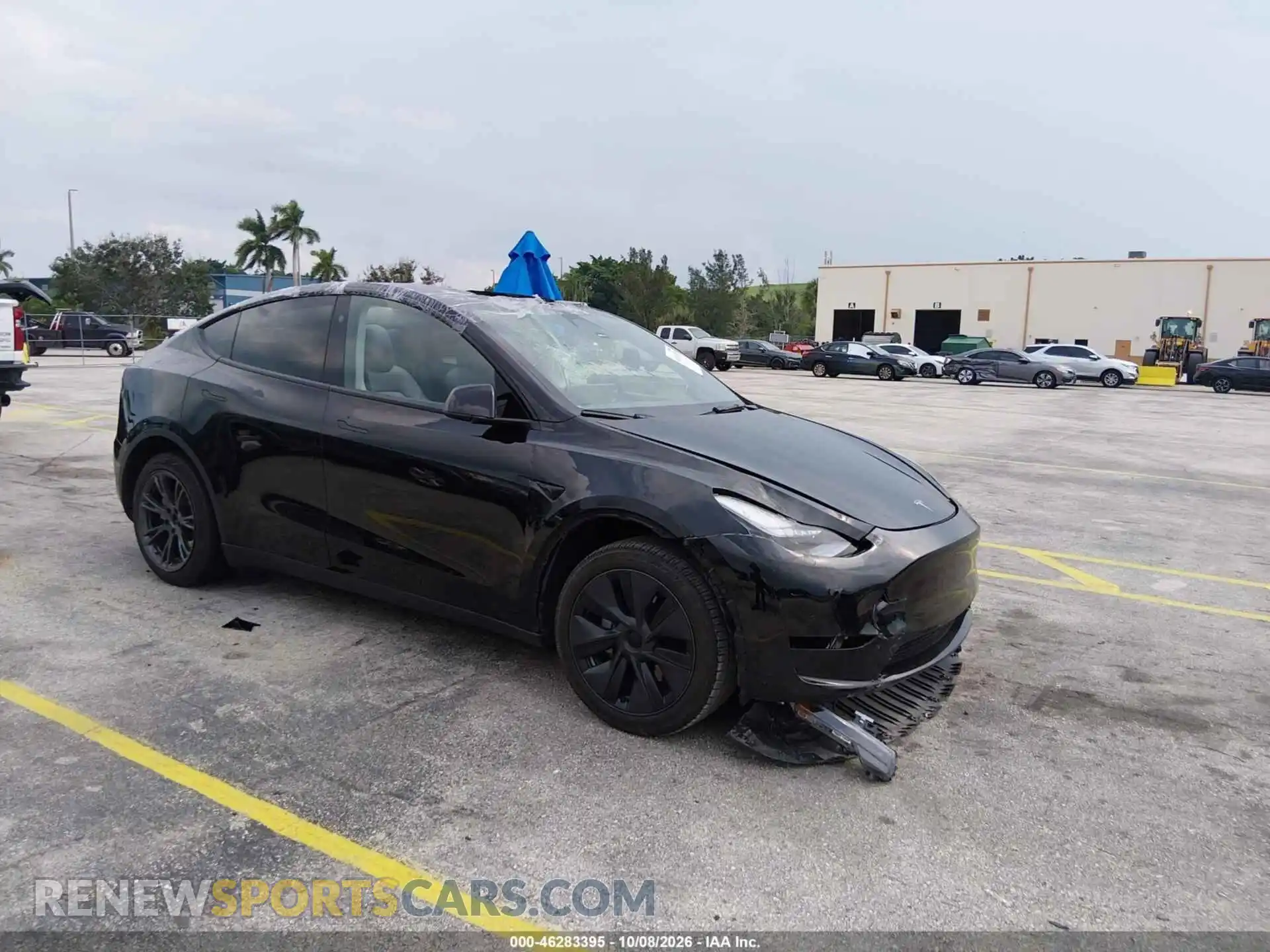 1 Photograph of a damaged car 7SAYGDED3SF215199 TESLA MODEL Y 2025