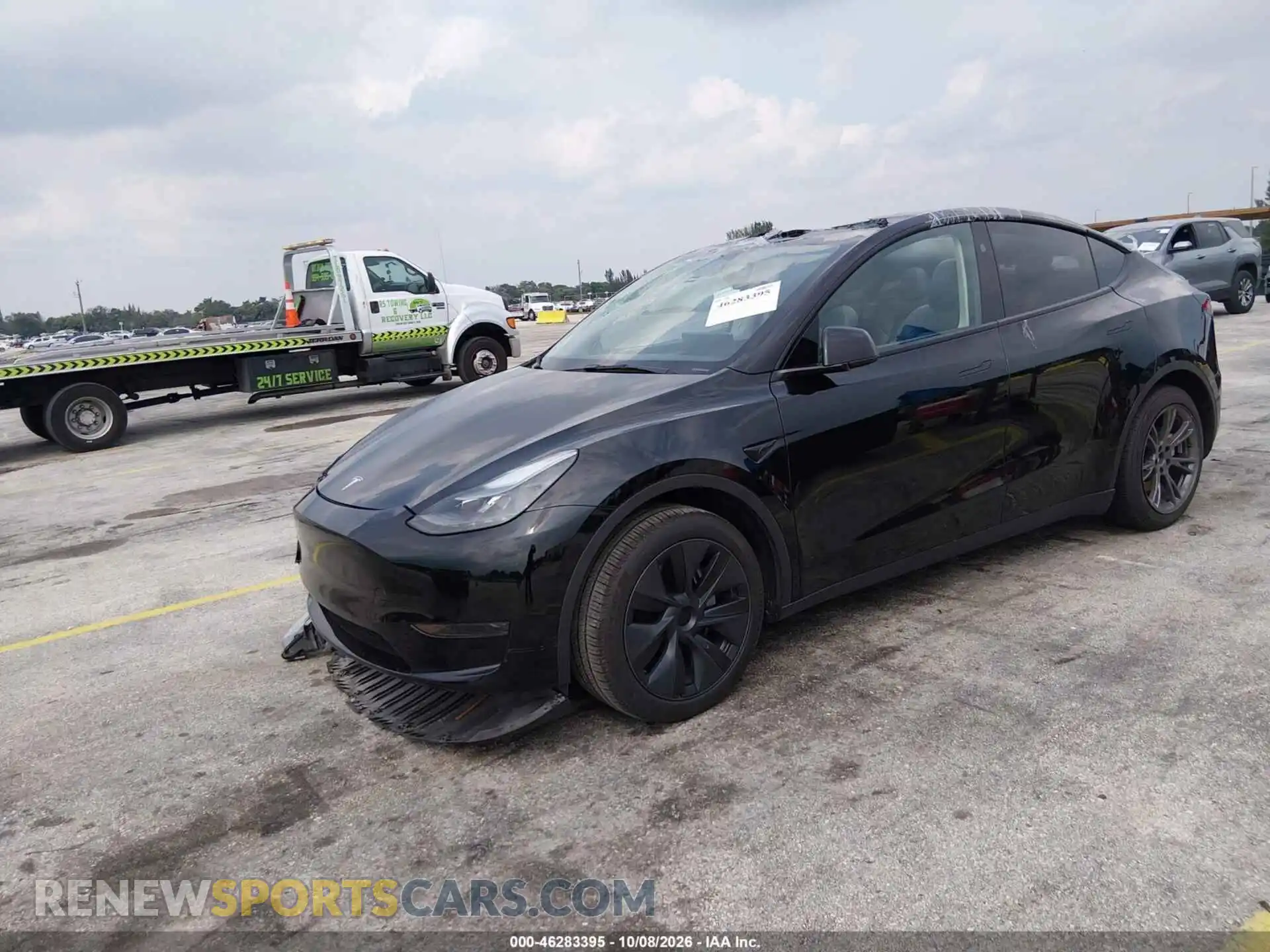 2 Photograph of a damaged car 7SAYGDED3SF215199 TESLA MODEL Y 2025
