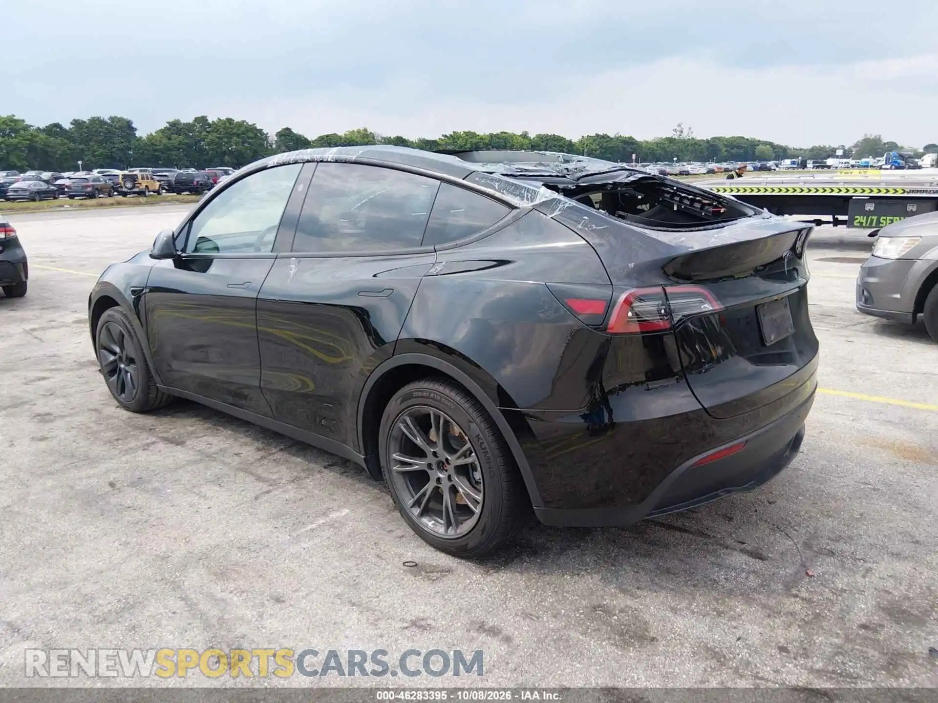 3 Photograph of a damaged car 7SAYGDED3SF215199 TESLA MODEL Y 2025