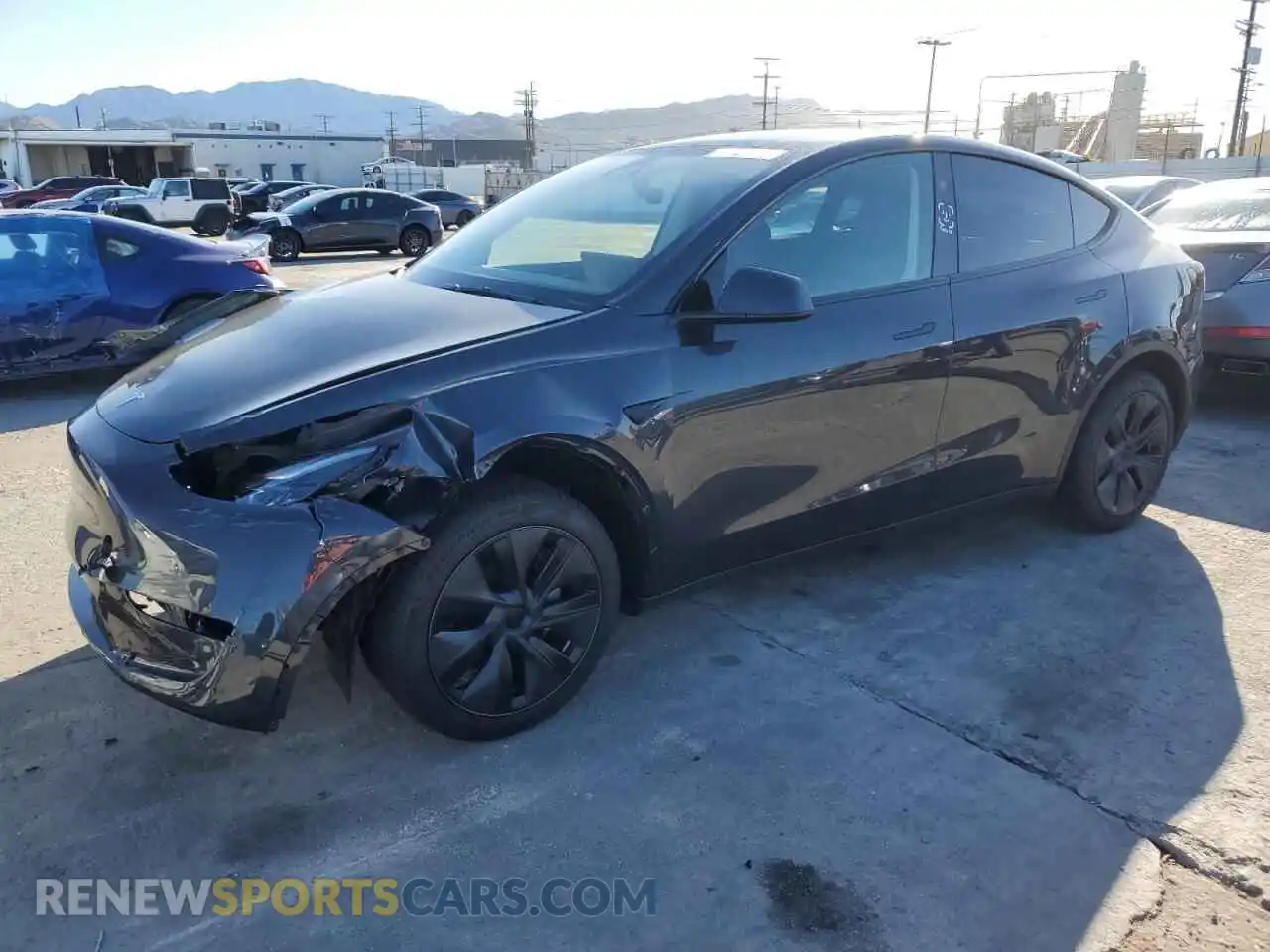 1 Photograph of a damaged car 7SAYGDED3SF228955 TESLA MODEL Y 2025