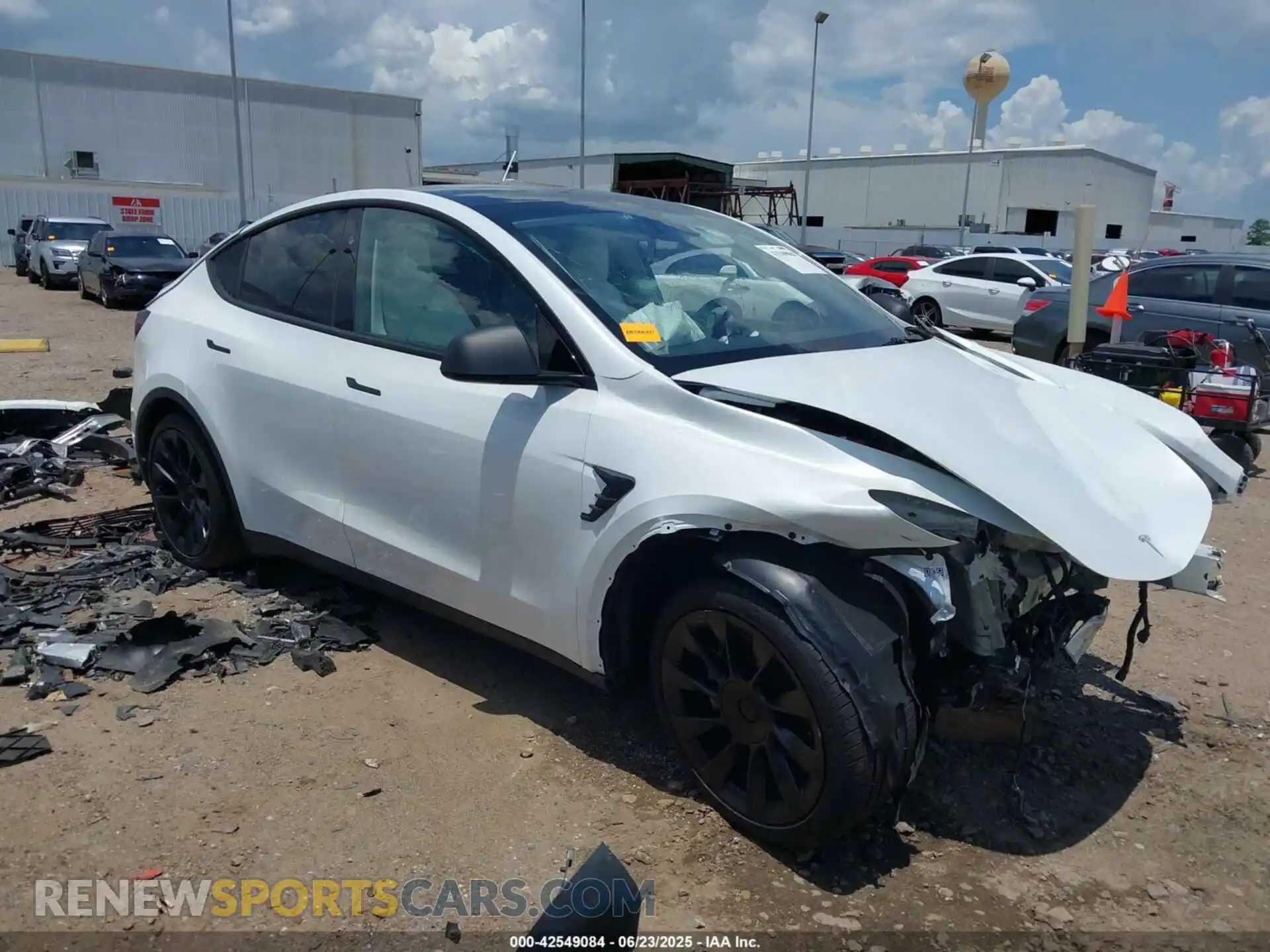 1 fotografías del automóvil dañado 7SAYGDED4SA350415 TESLA MODEL Y 2025