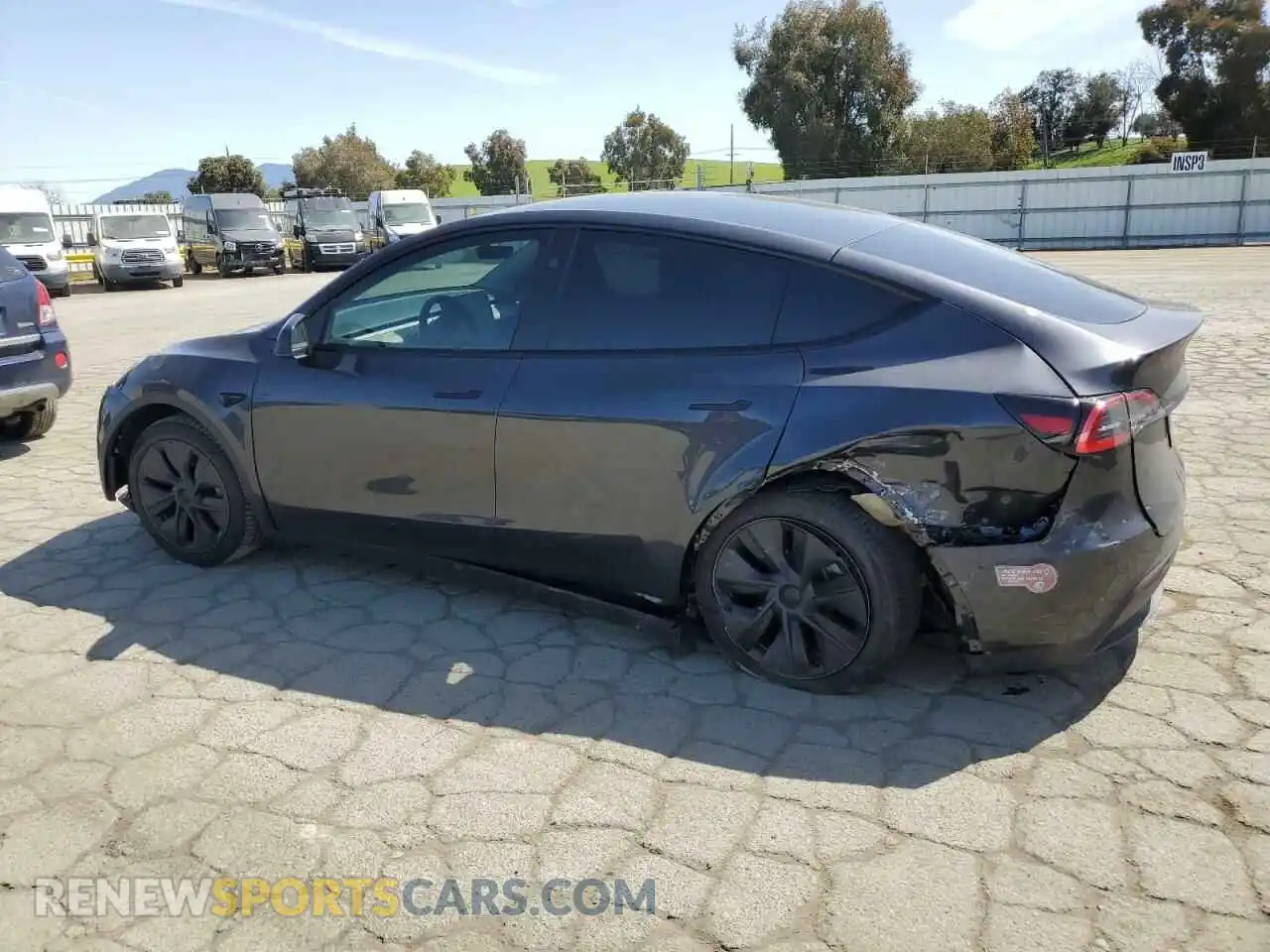 2 Photograph of a damaged car 7SAYGDED4SF240354 TESLA MODEL Y 2025