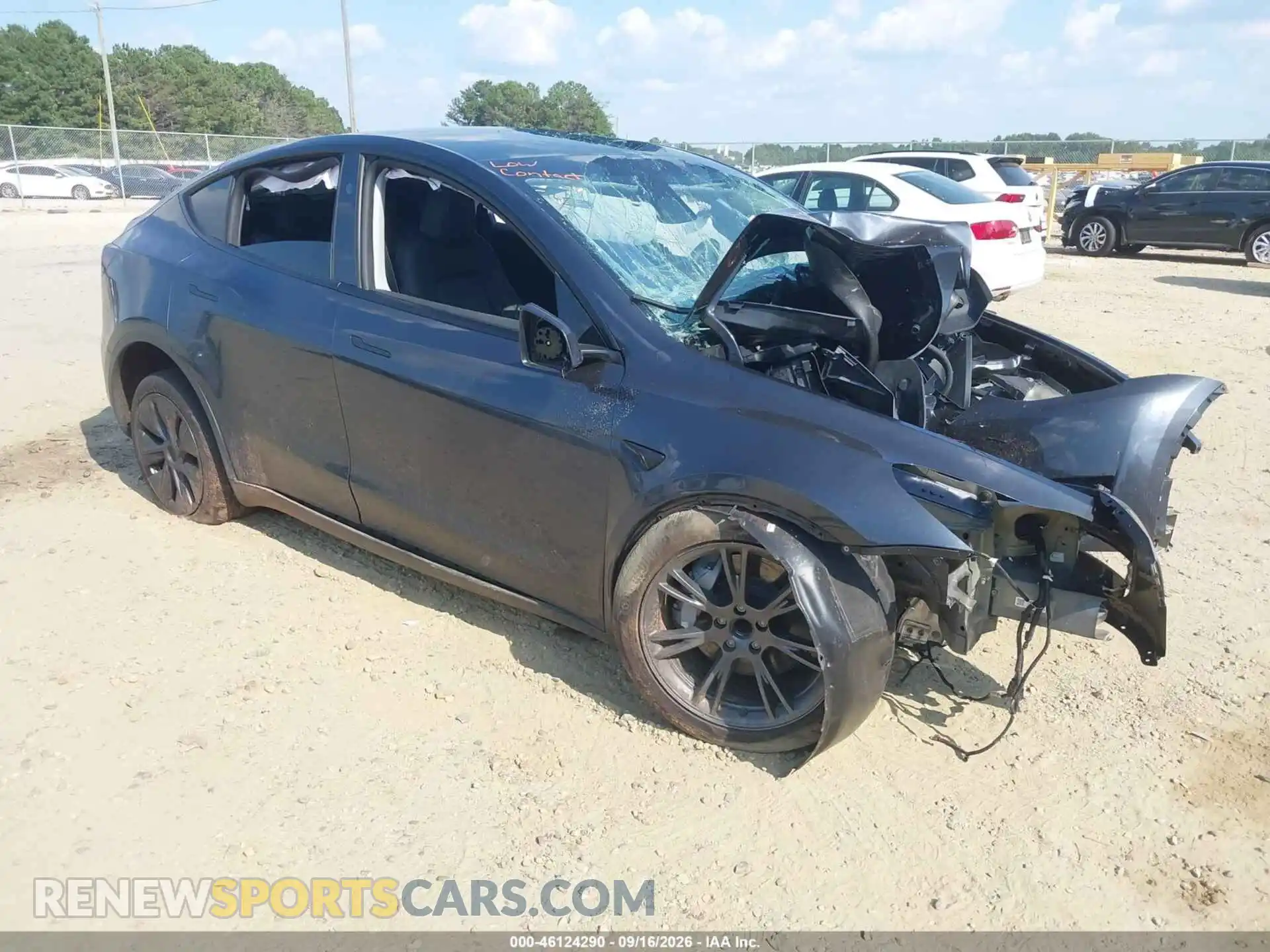 1 Photograph of a damaged car 7SAYGDED5SA353937 TESLA MODEL Y 2025