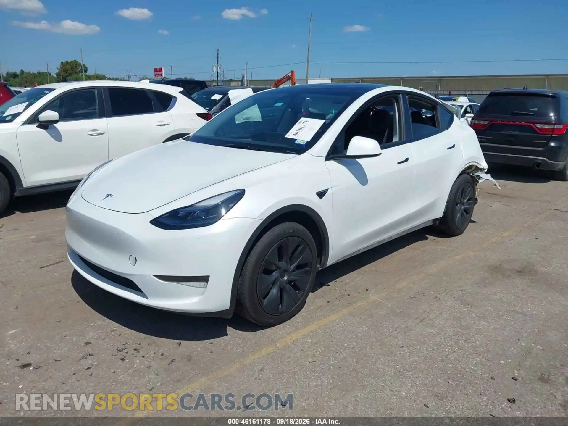2 Photograph of a damaged car 7SAYGDED5SA359690 TESLA MODEL Y 2025