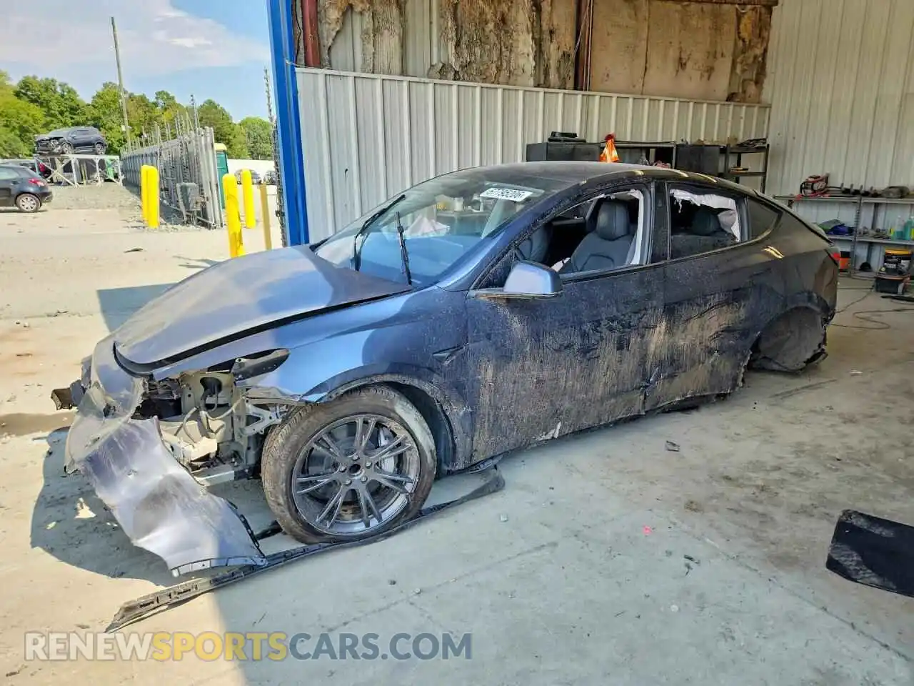 1 Фотография поврежденного автомобиля 7SAYGDED5SA377011 TESLA MODEL Y 2025