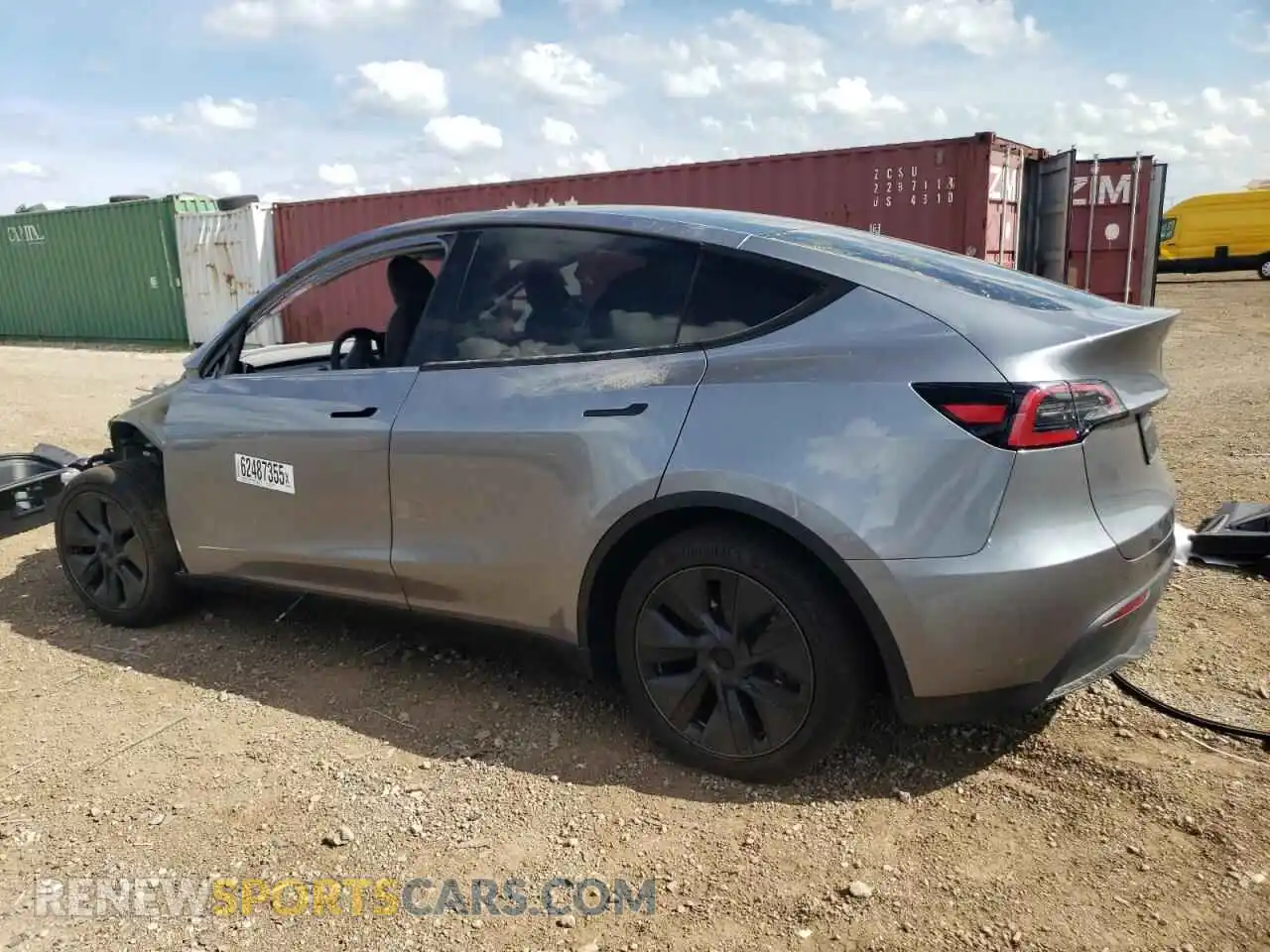 2 Фотография поврежденного автомобиля 7SAYGDED5SA377204 TESLA MODEL Y 2025