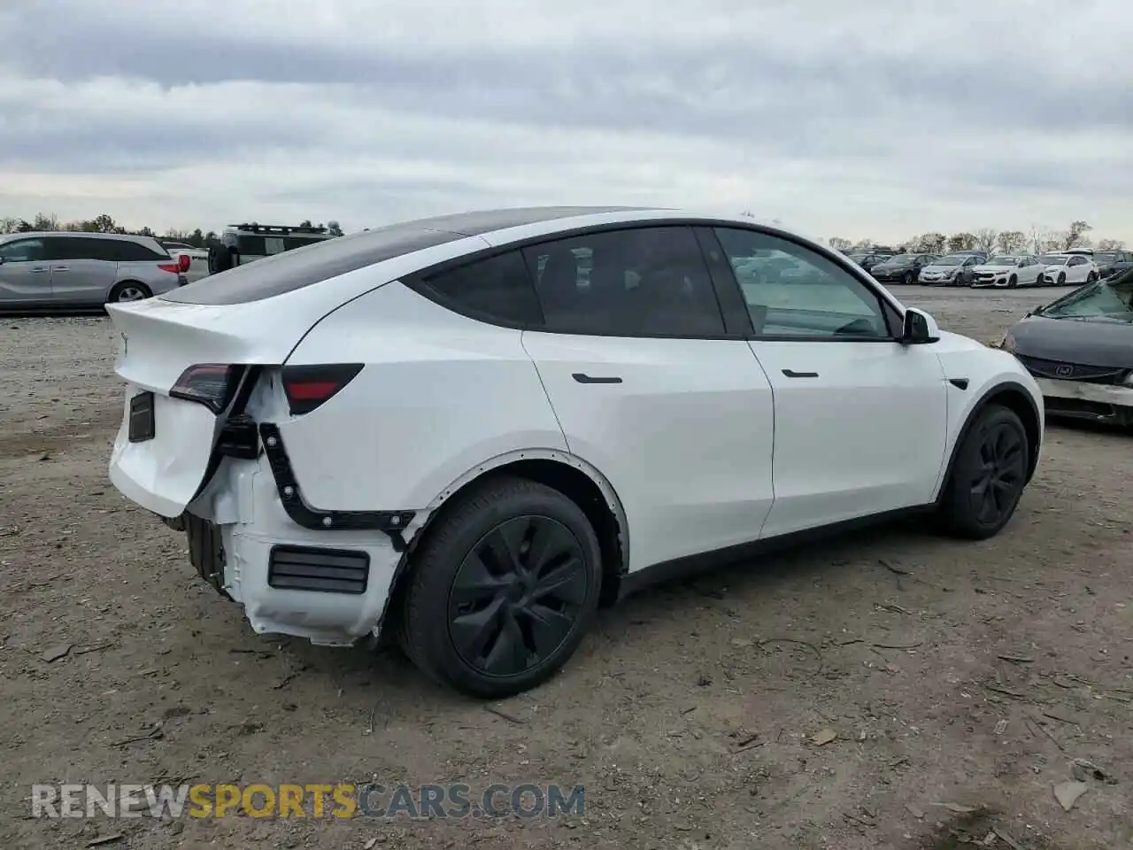 3 Photograph of a damaged car 7SAYGDED5SF241318 TESLA MODEL Y 2025