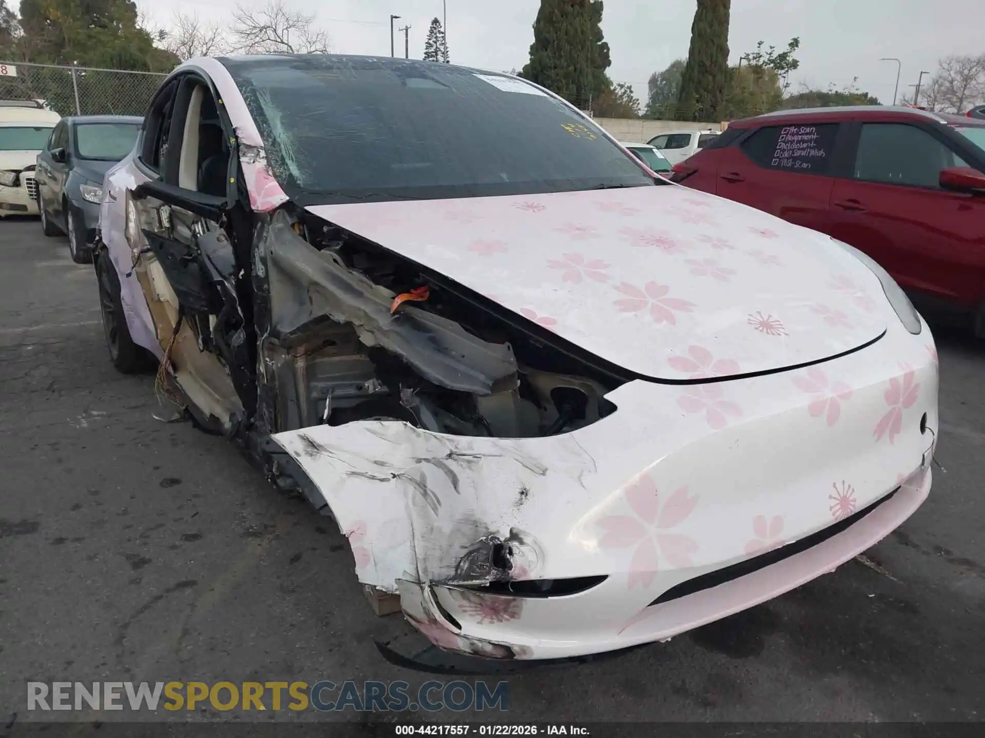1 Photograph of a damaged car 7SAYGDED5SF249158 TESLA MODEL Y 2025