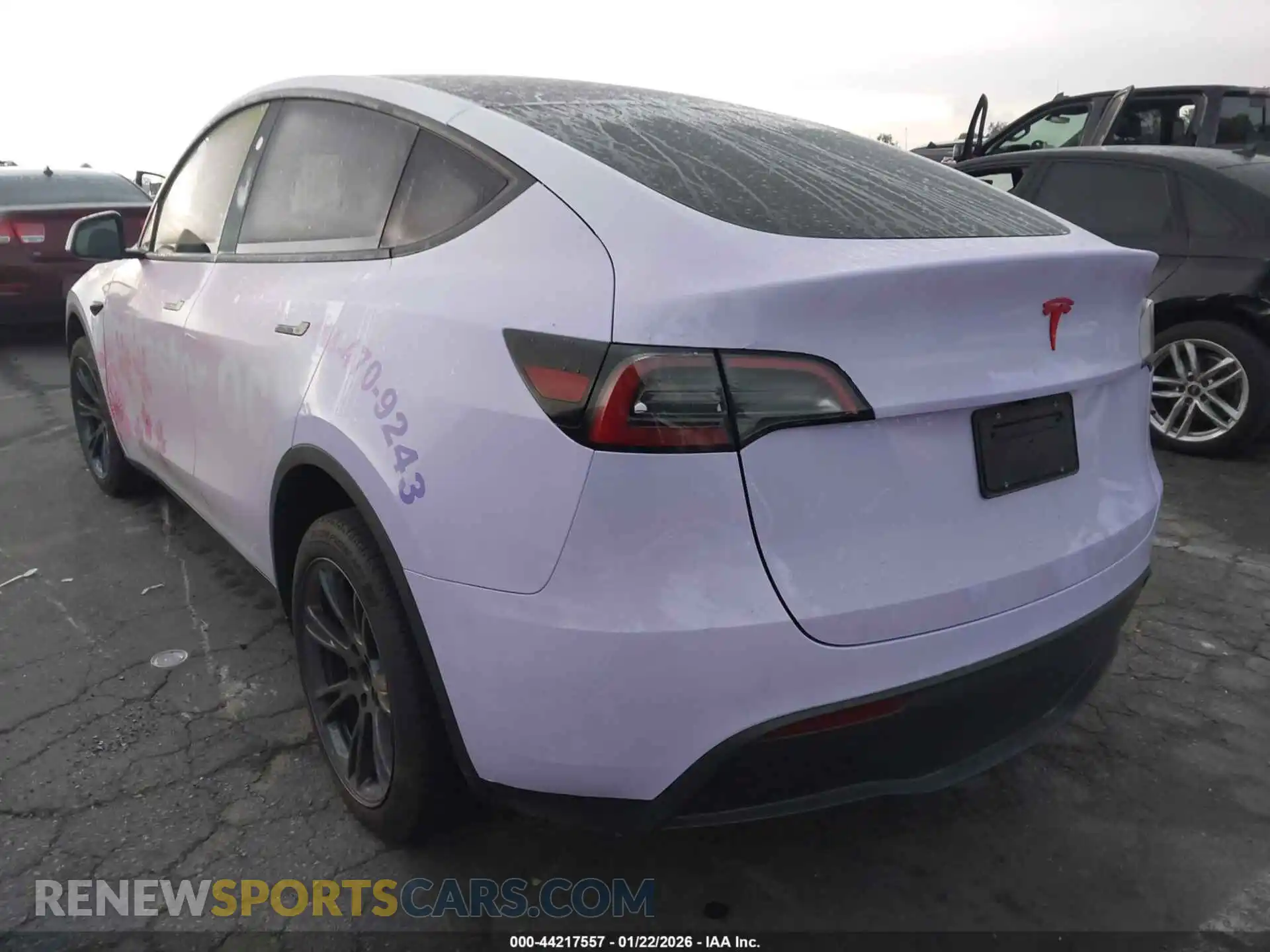 3 Photograph of a damaged car 7SAYGDED5SF249158 TESLA MODEL Y 2025