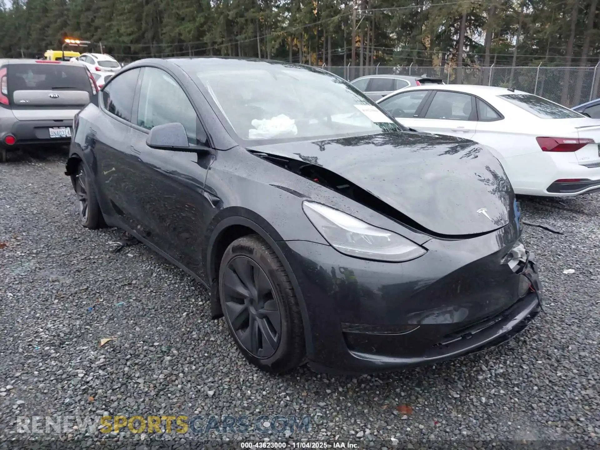1 Photograph of a damaged car 7SAYGDED5SF258801 TESLA MODEL Y 2025