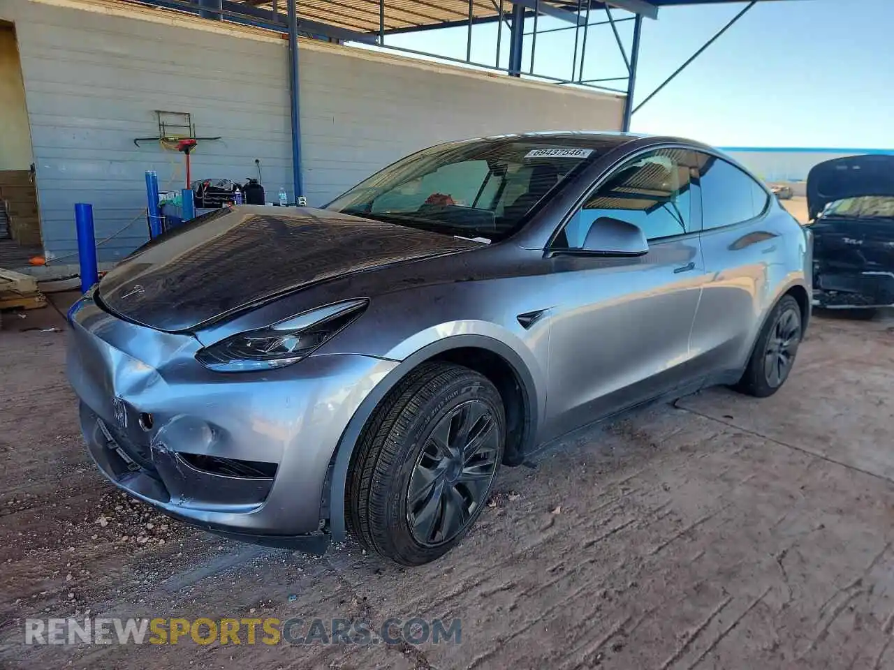 1 Фотография поврежденного автомобиля 7SAYGDED5SF320164 TESLA MODEL Y 2025