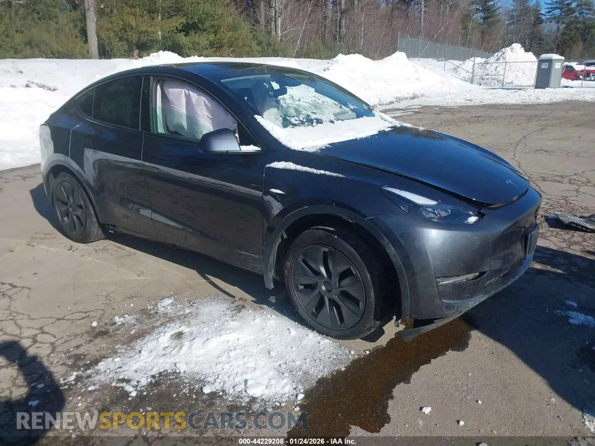 1 Photograph of a damaged car 7SAYGDED6SA373999 TESLA MODEL Y 2025