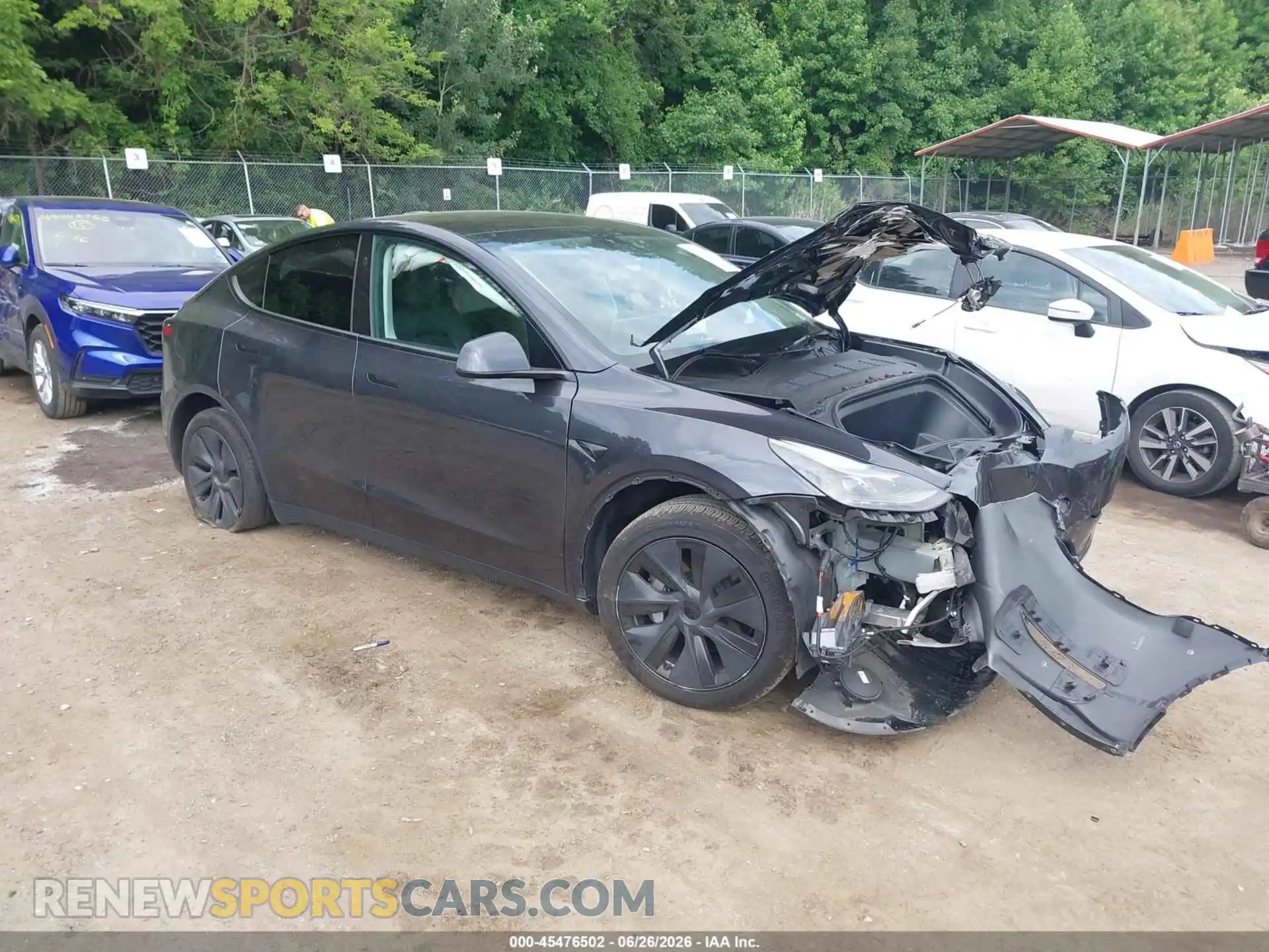 1 Фотография поврежденного автомобиля 7SAYGDED6SF234944 TESLA MODEL Y 2025