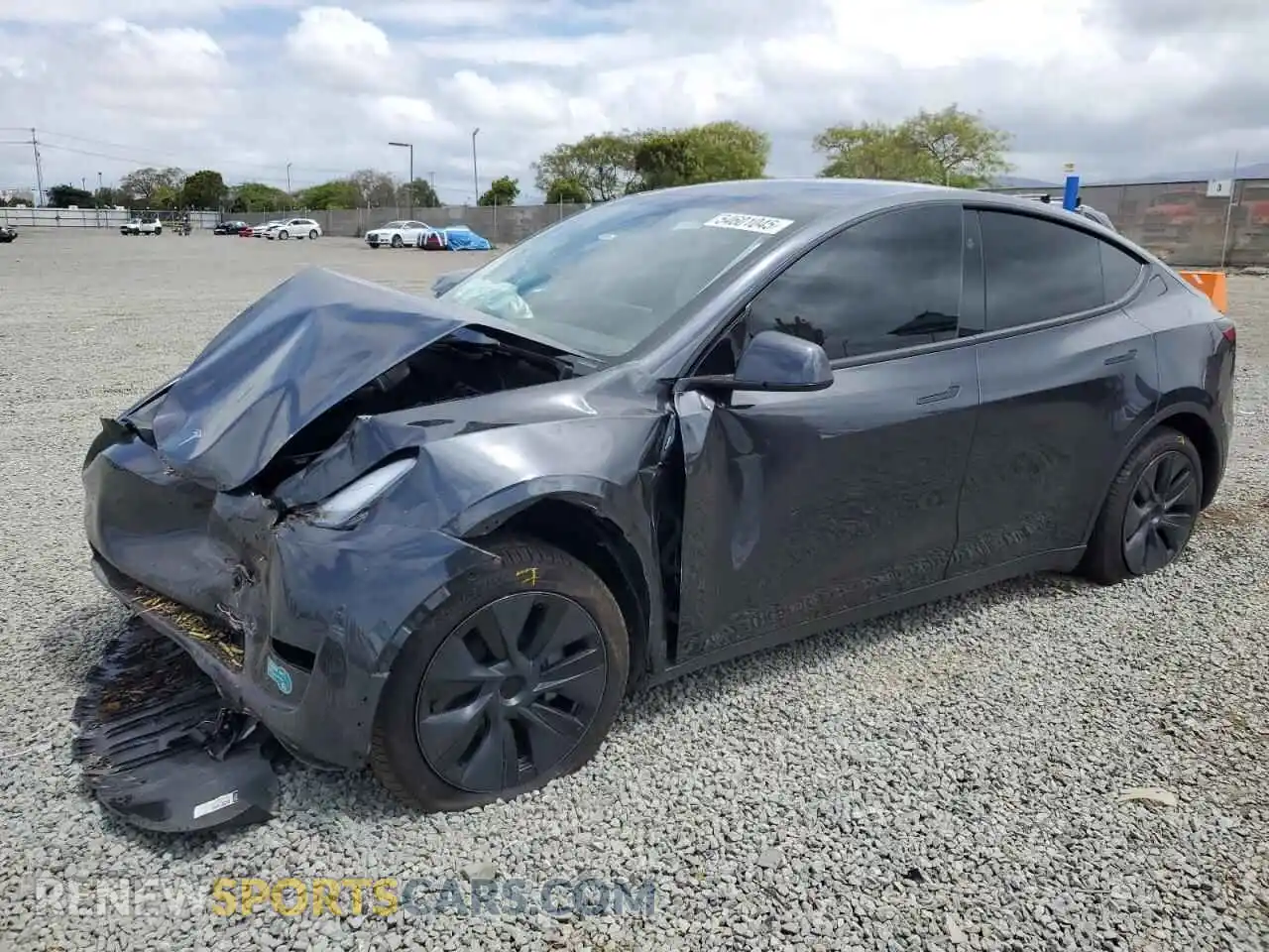 1 Photograph of a damaged car 7SAYGDED6SF242106 TESLA MODEL Y 2025