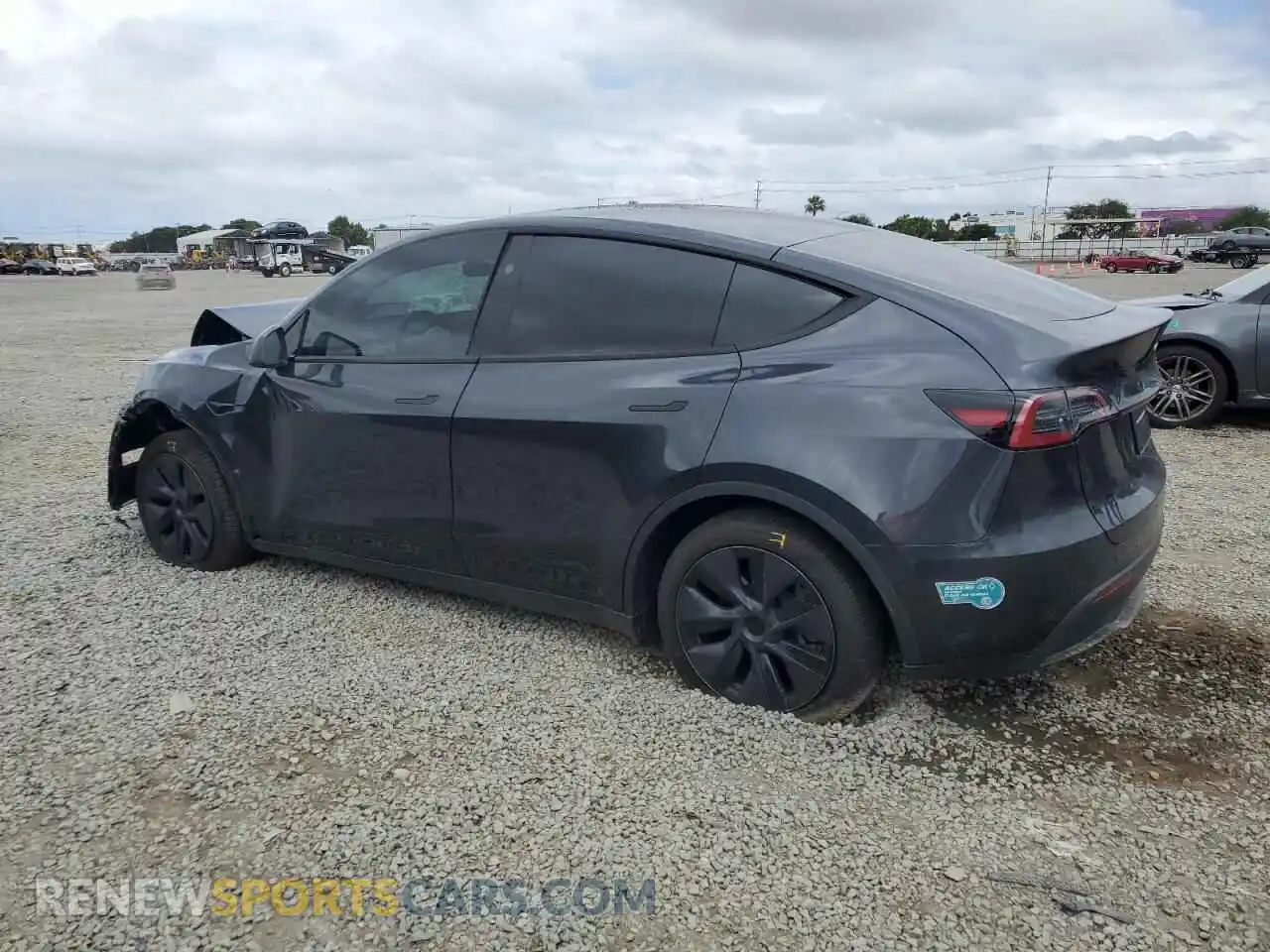 2 Photograph of a damaged car 7SAYGDED6SF242106 TESLA MODEL Y 2025